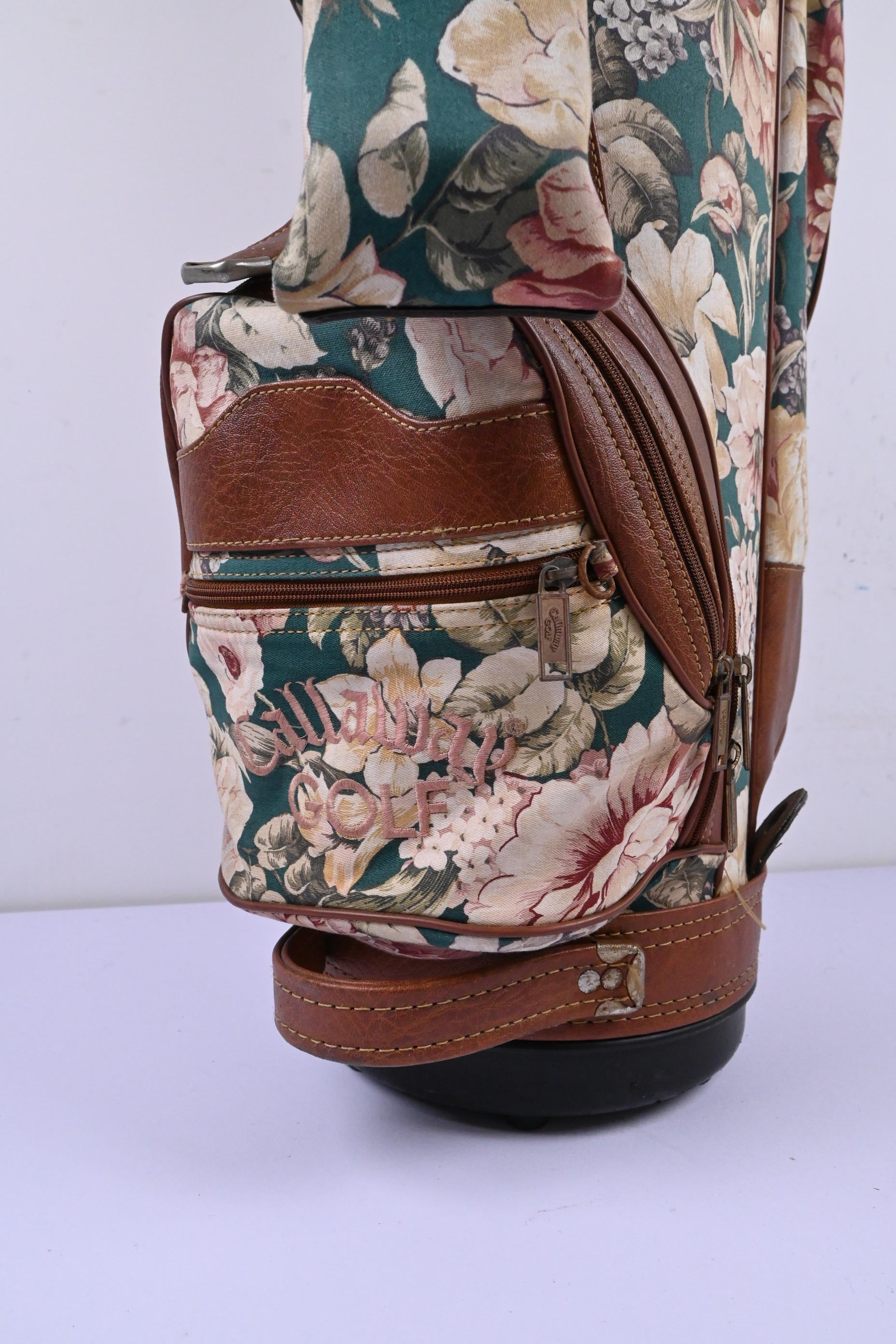 Callaway Vintage Floral Cart Bag / 6-Way Divider / Floral