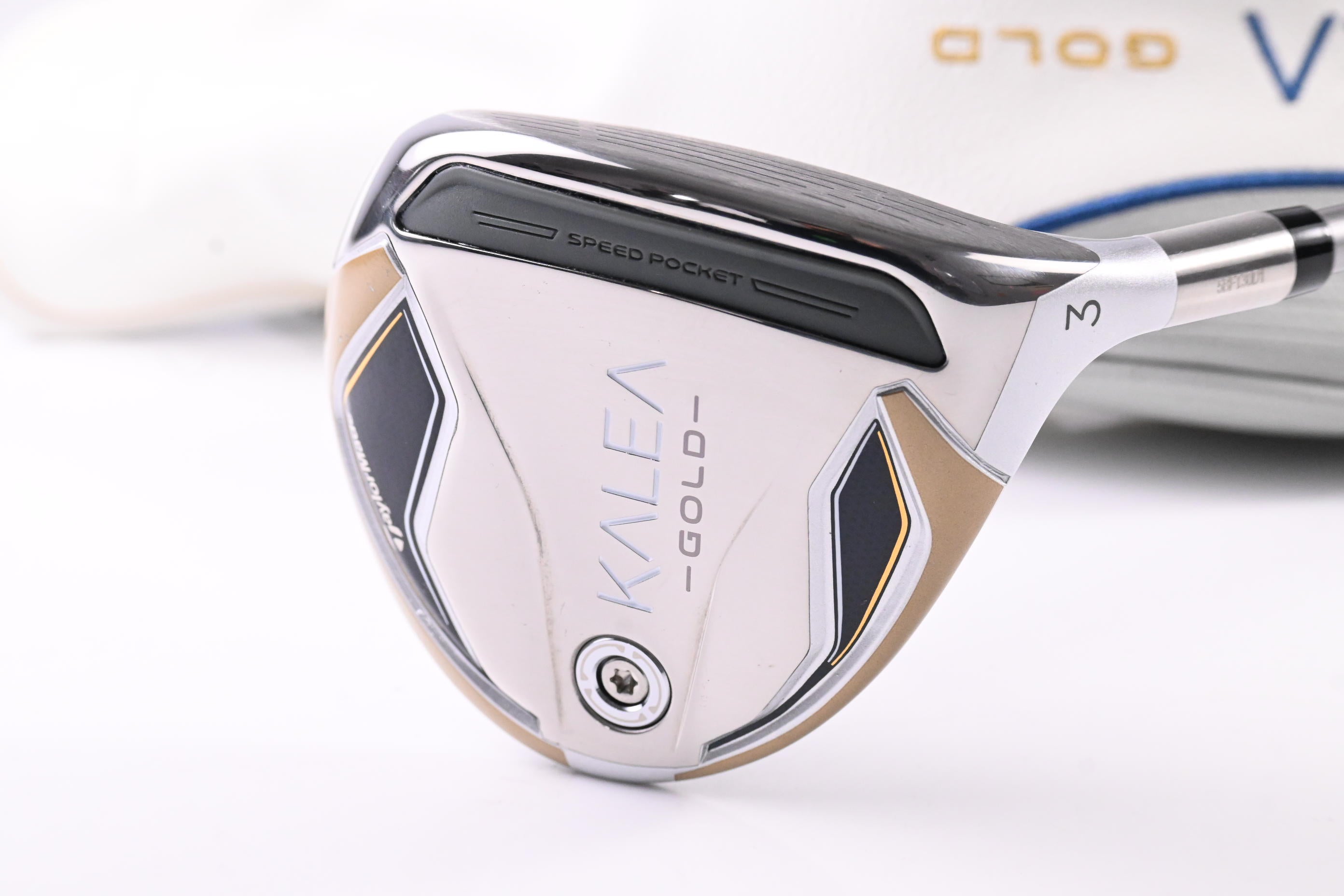 Ladies Taylormade Kalea Gold #3 Wood / 16 Degree / Ladies Flex Kalea Gold 40