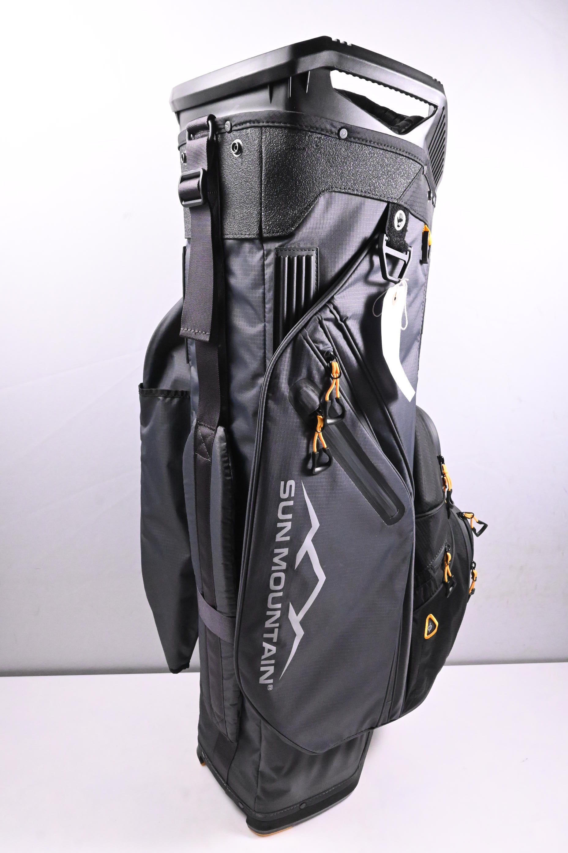 Sun Mountain E-Lite Cart Bag / 14-Way Divider / Grey, Black, Yellow