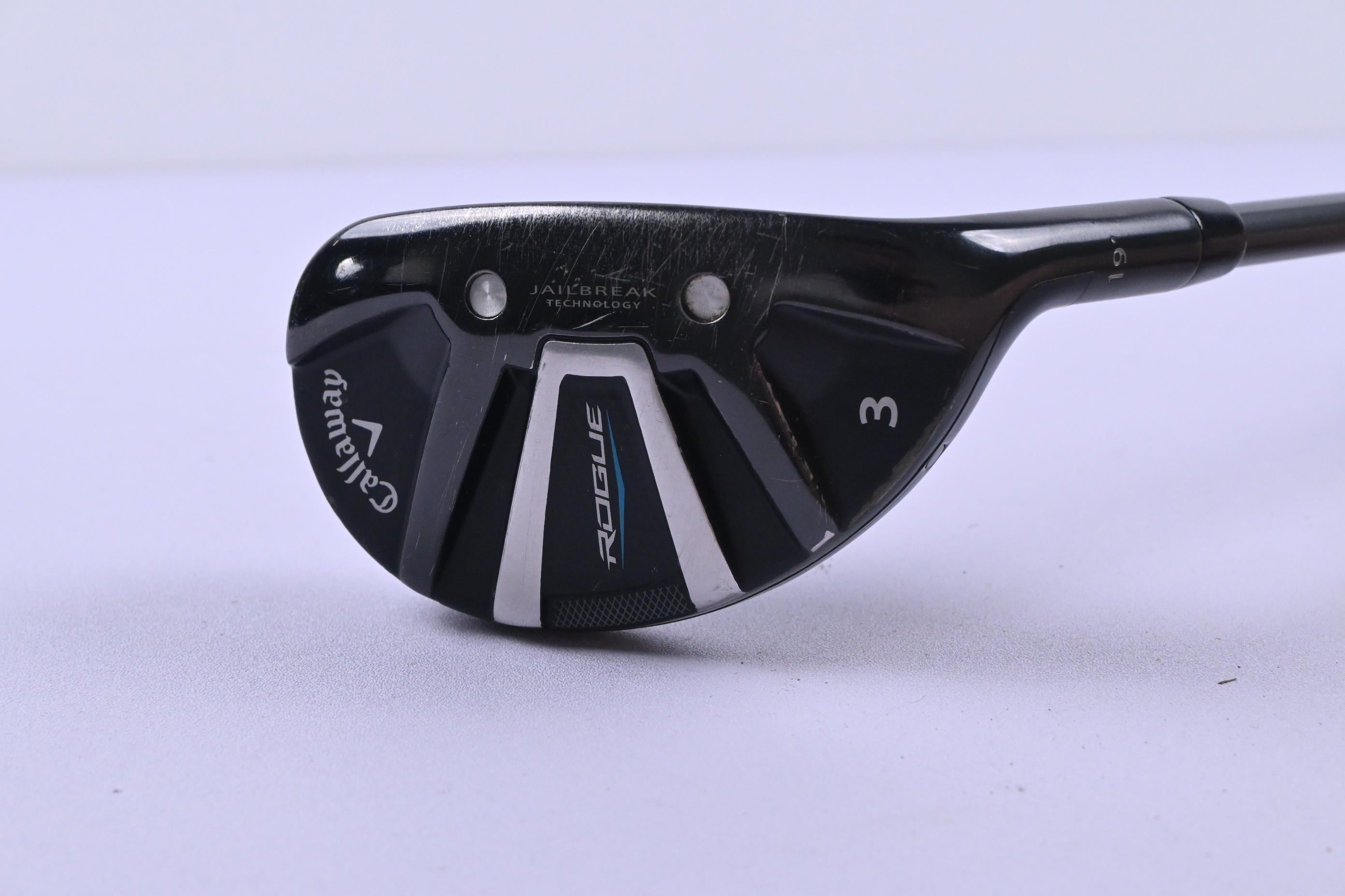 Callaway Rogue #3 Hybrid / 19 Degree / Stiff Flex Adila Synergy Blue 60 Shaft