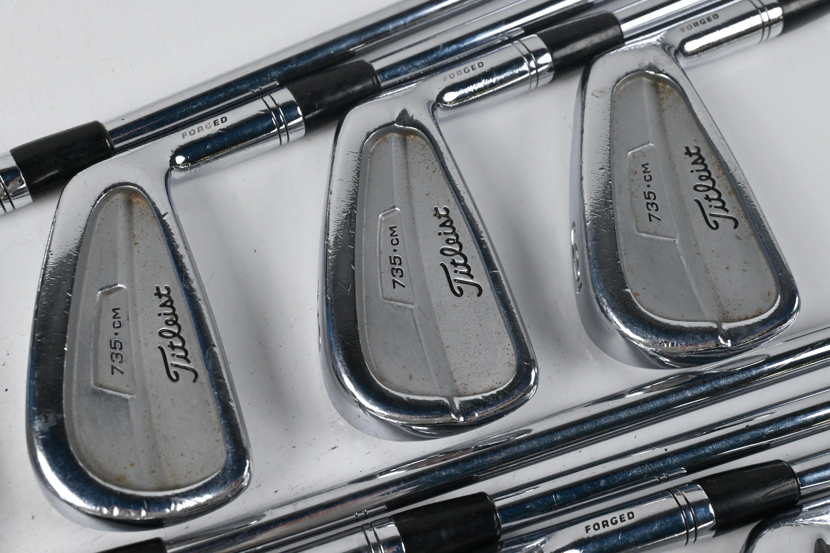 Titleist 735.CM Irons / 3-PW / Stiff Flex Dynamic Gold Shafts