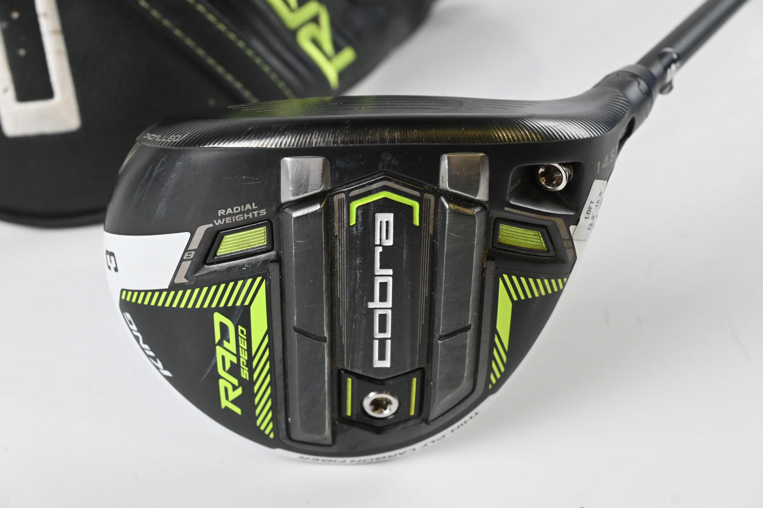 Cobra King Radspeed #3 Wood / 14.5 Degree / Stiff Flex Fujikura Motore X F3 6