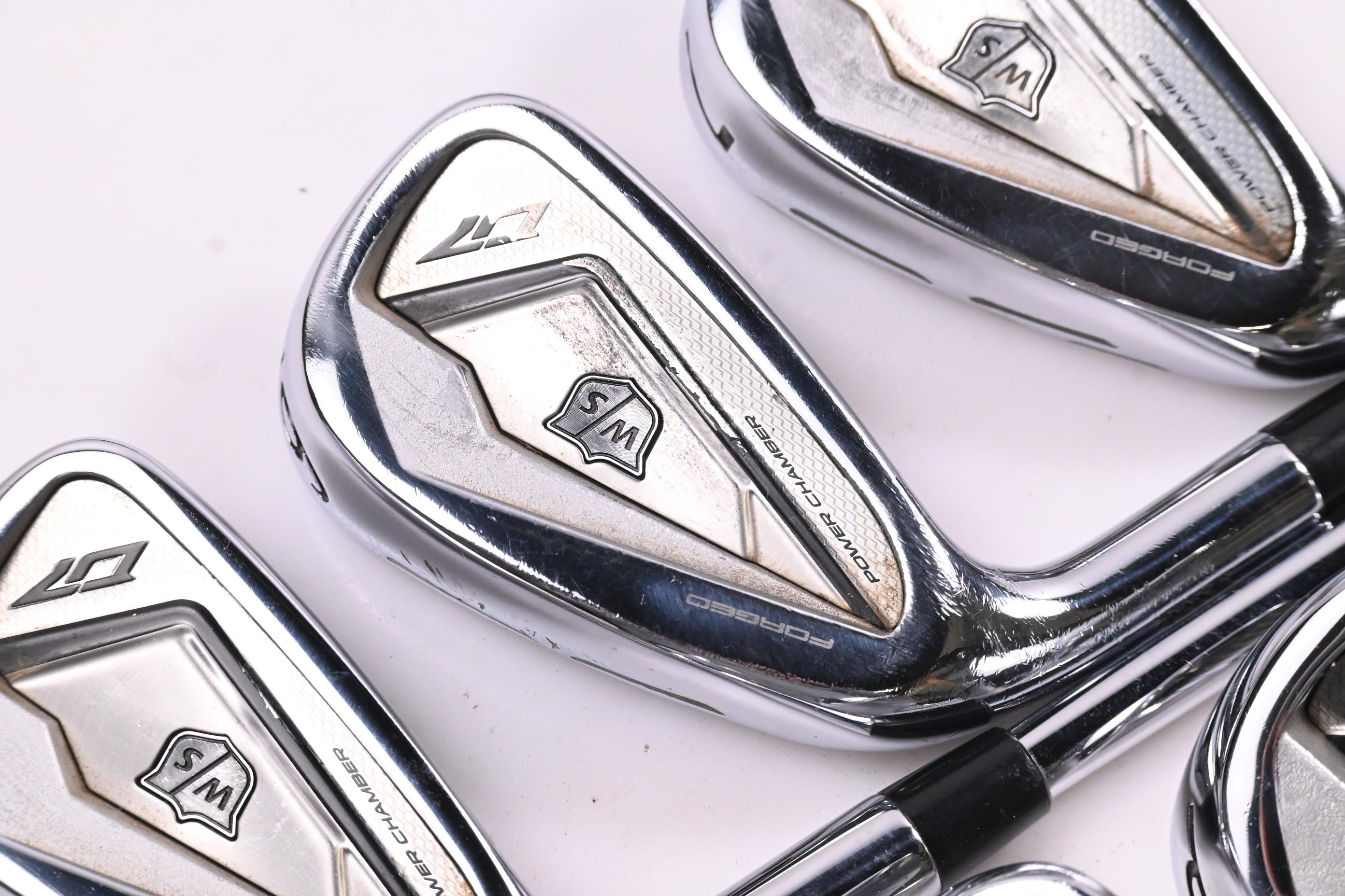 Left Hand Wilson D7 Forged Irons / 5-PW+GW / Regular Flex Dynamic Gold R300