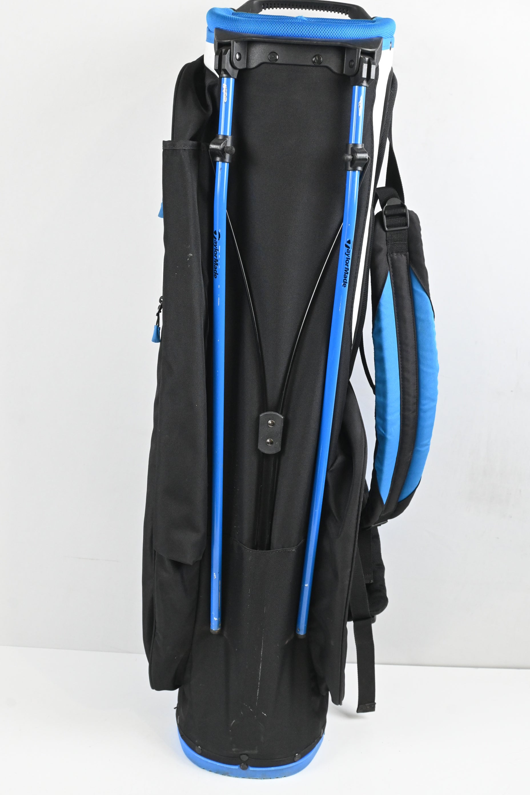 Taylormade Flex Tech Lite Stand Bag / 4-Way Divider / White, Black & Blue