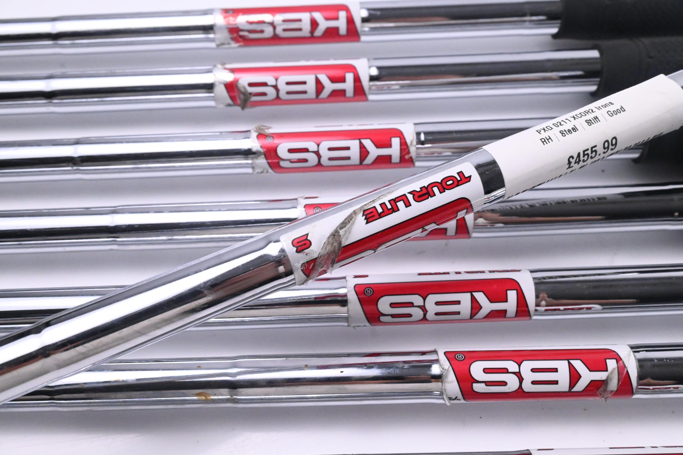 PXG 0211 XCOR2 Irons / 4-PW+GW / Stiff Flex KBS Tour Lite Shafts