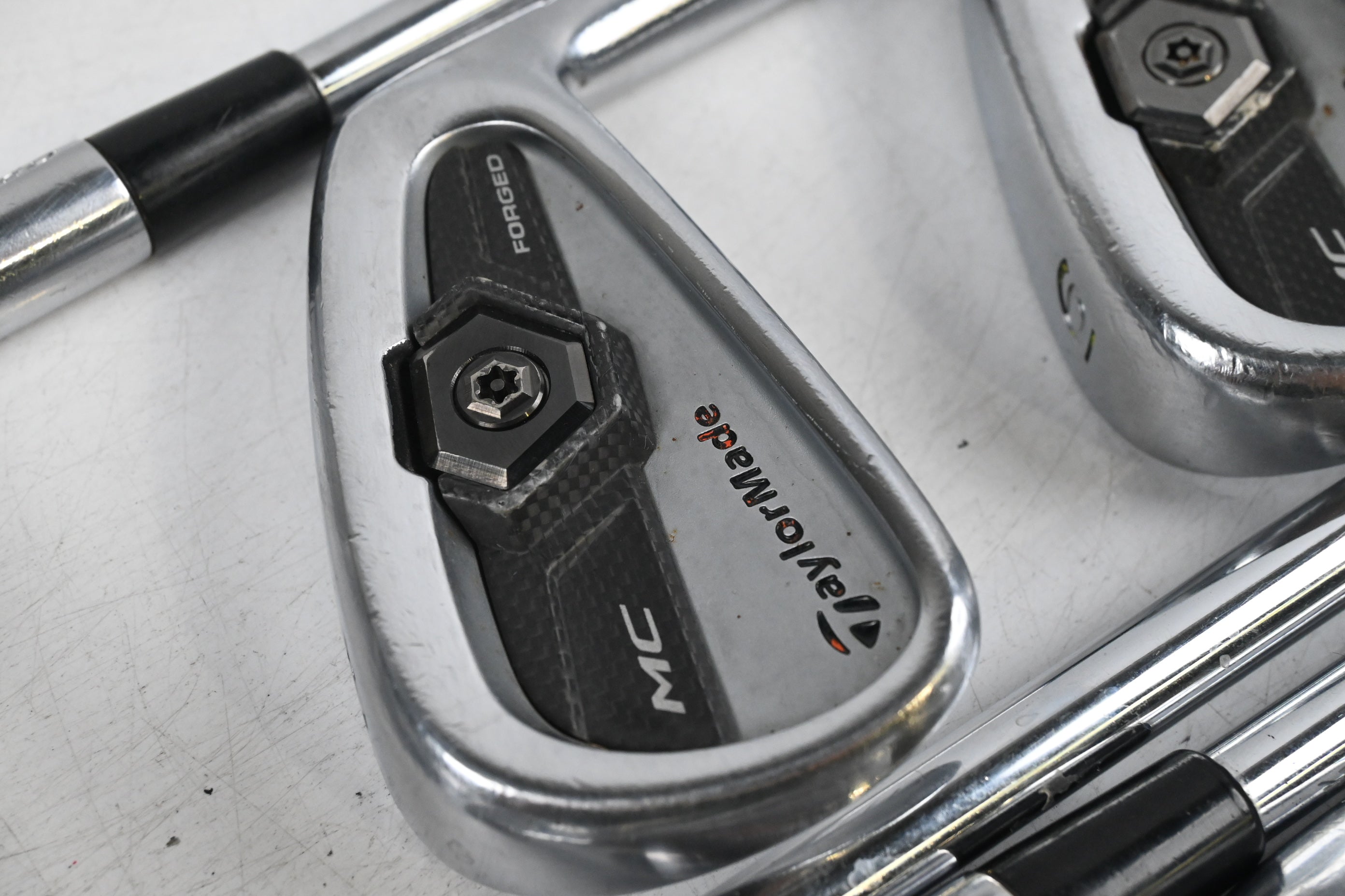 Taylormade Tour Preferred MC 2011 Irons / 4-PW / Stiff Flex Steel Shafts