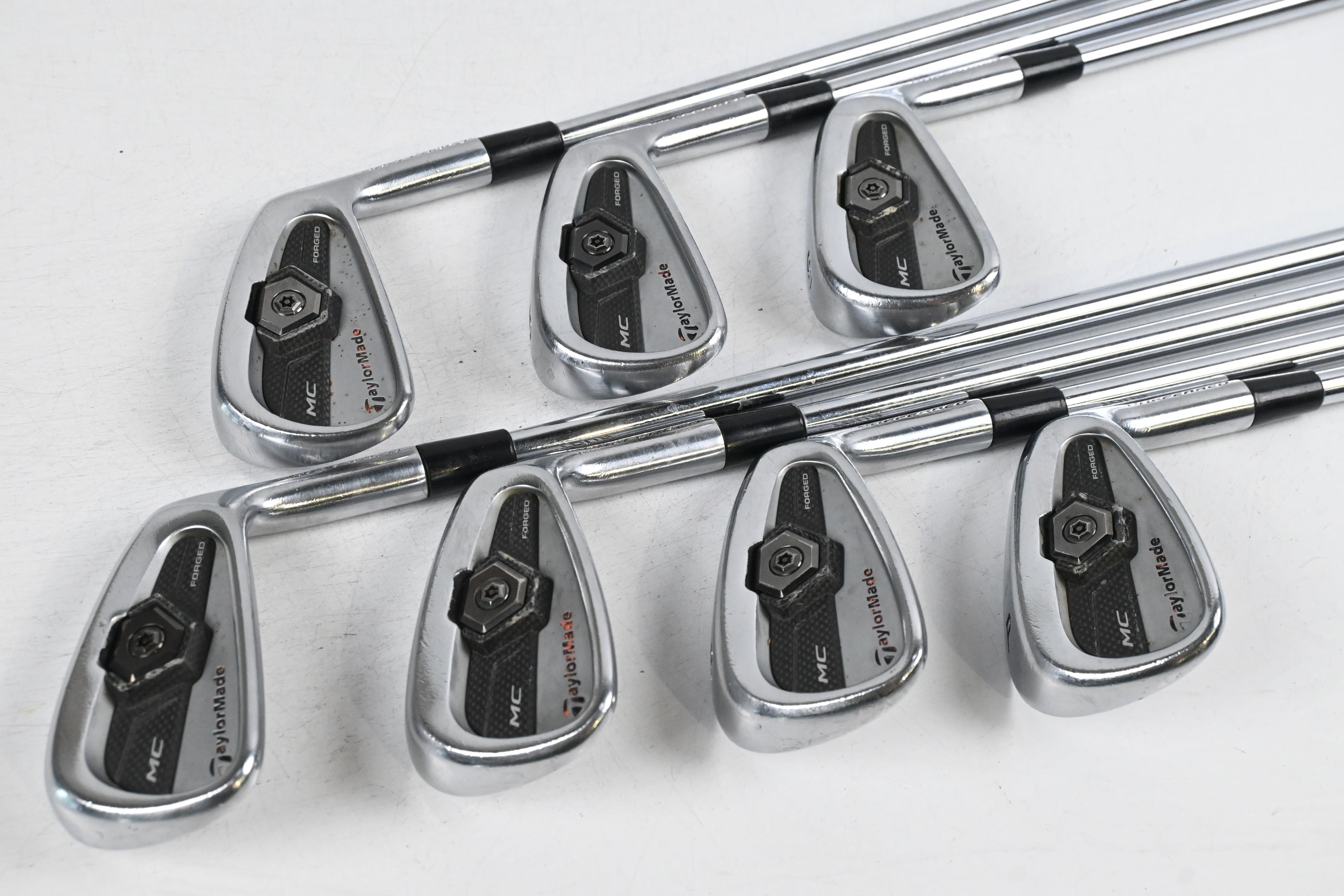 Taylormade Tour Preferred MC 2011 Irons / 4-PW / Stiff Flex Steel Shafts
