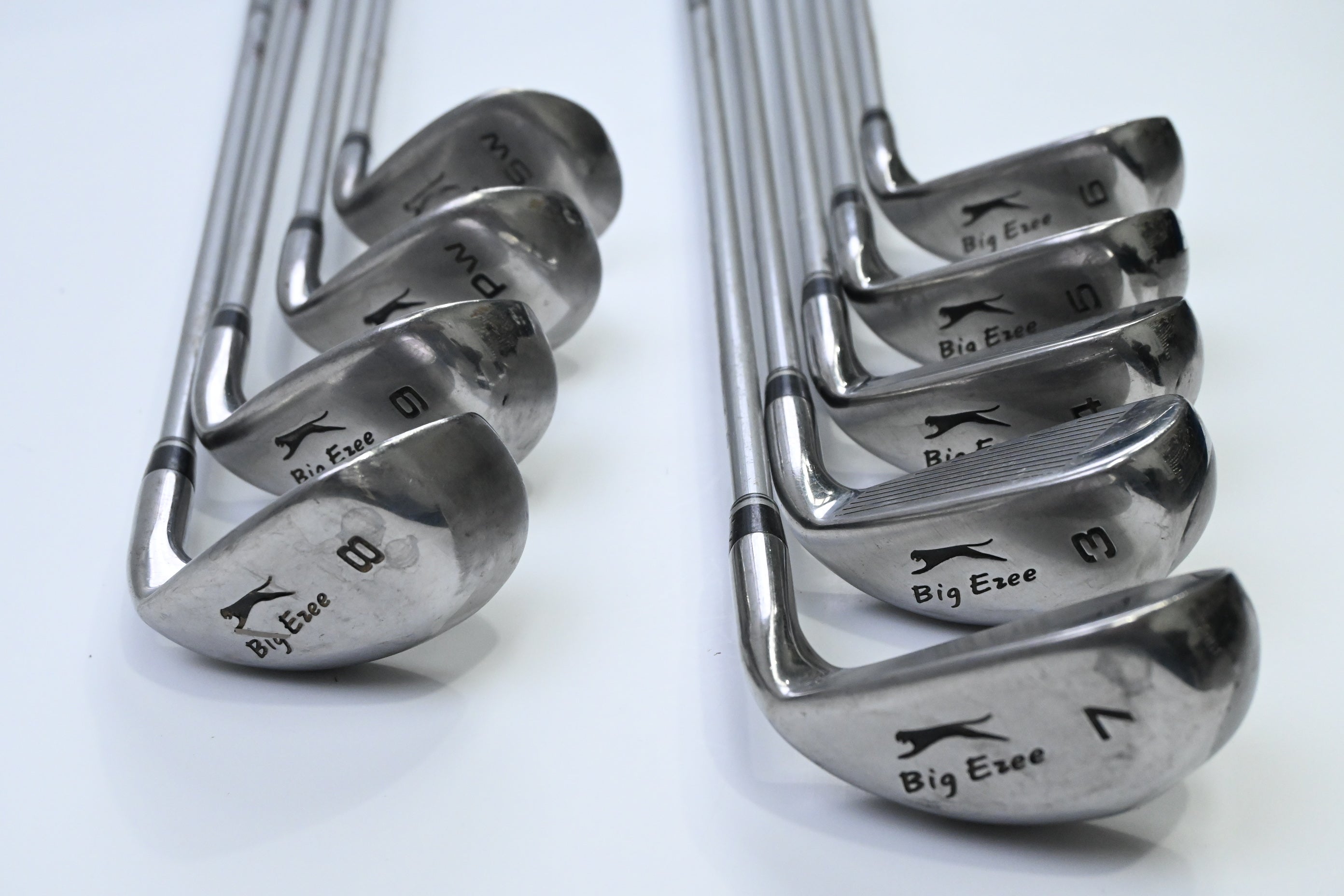 Left Hand Slazenger Big Ezee Irons / 3-PW+SW / Regular Flex Slazenger IWS Shafts