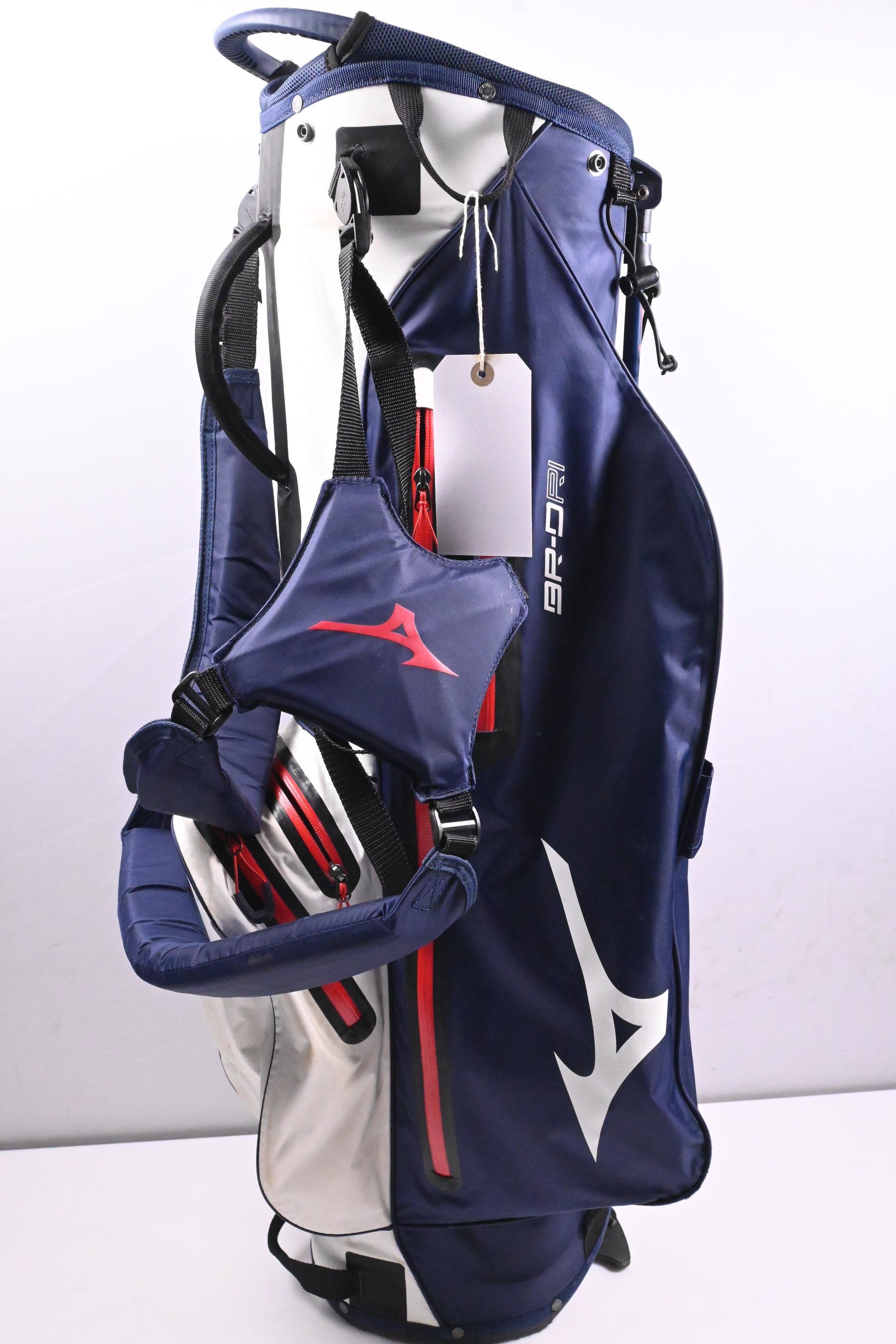 Mizuno BR-DRi Stand Bag / 4-Way Divider / Blue, White, Red