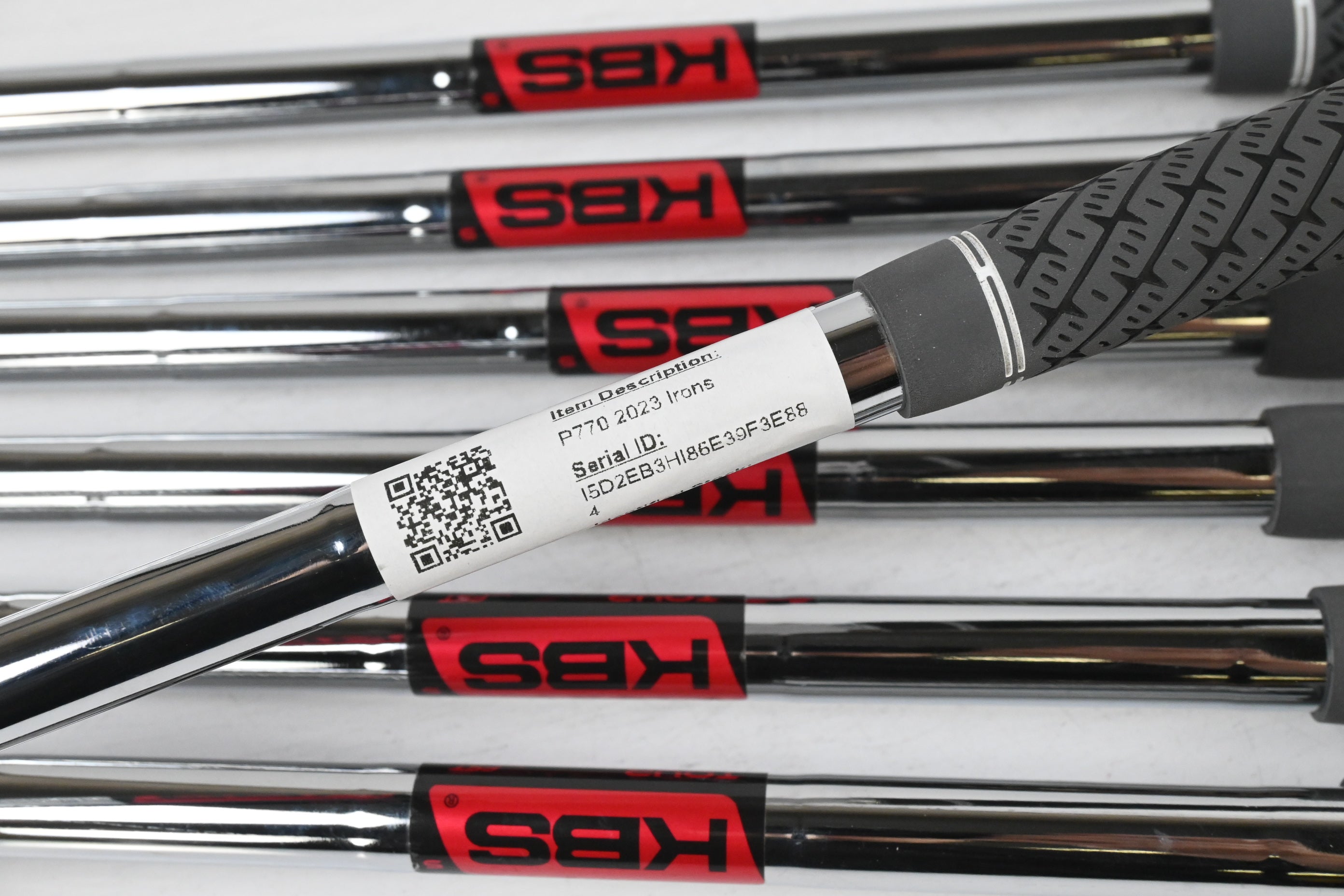Taylormade P770 2023 Irons / 4-PW / Stiff Flex KBS Tour Shafts