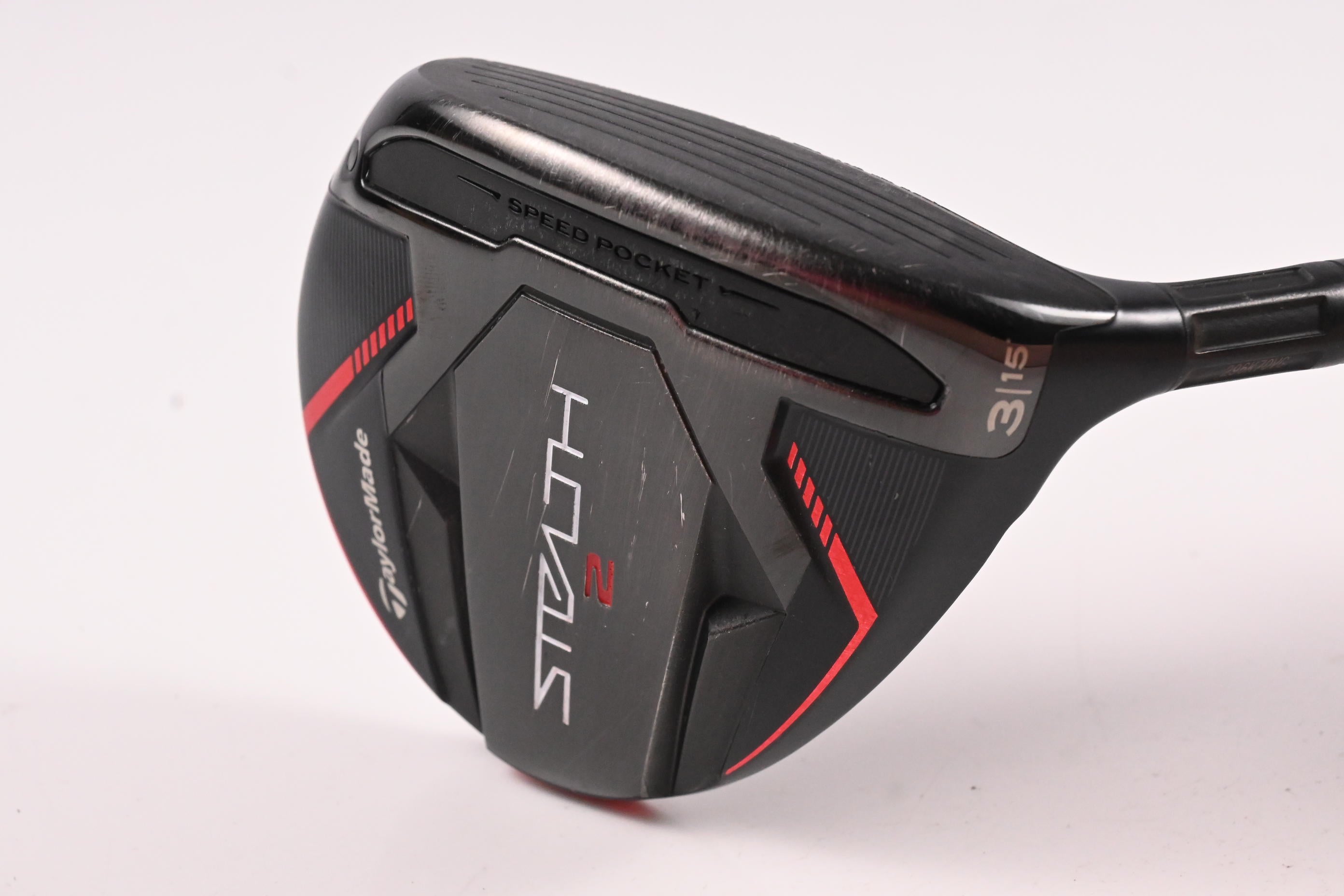 Taylormade Stealth 2 #3 Wood / 15 Degree / Stiff Flex Ventus TR Red 6 Shaft
