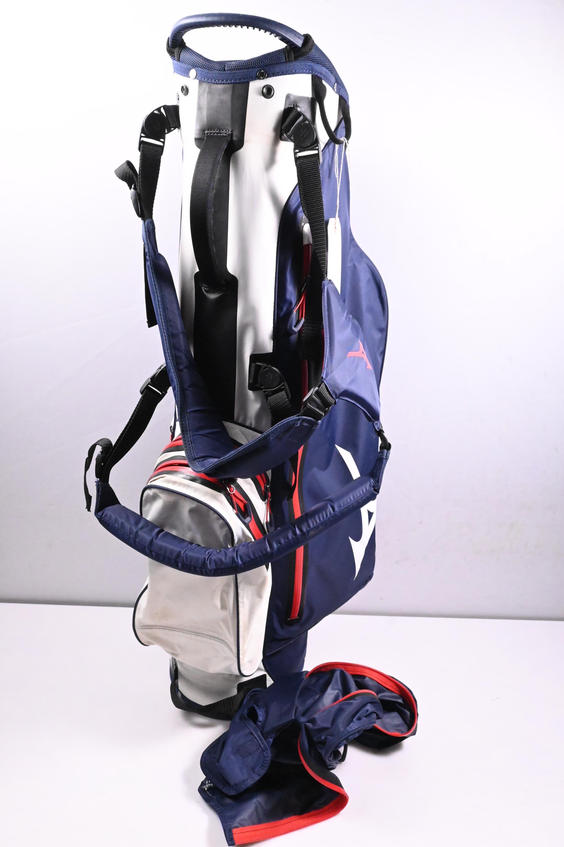 Mizuno BR-DRi Stand Bag / 4-Way Divider / Blue, White, Red