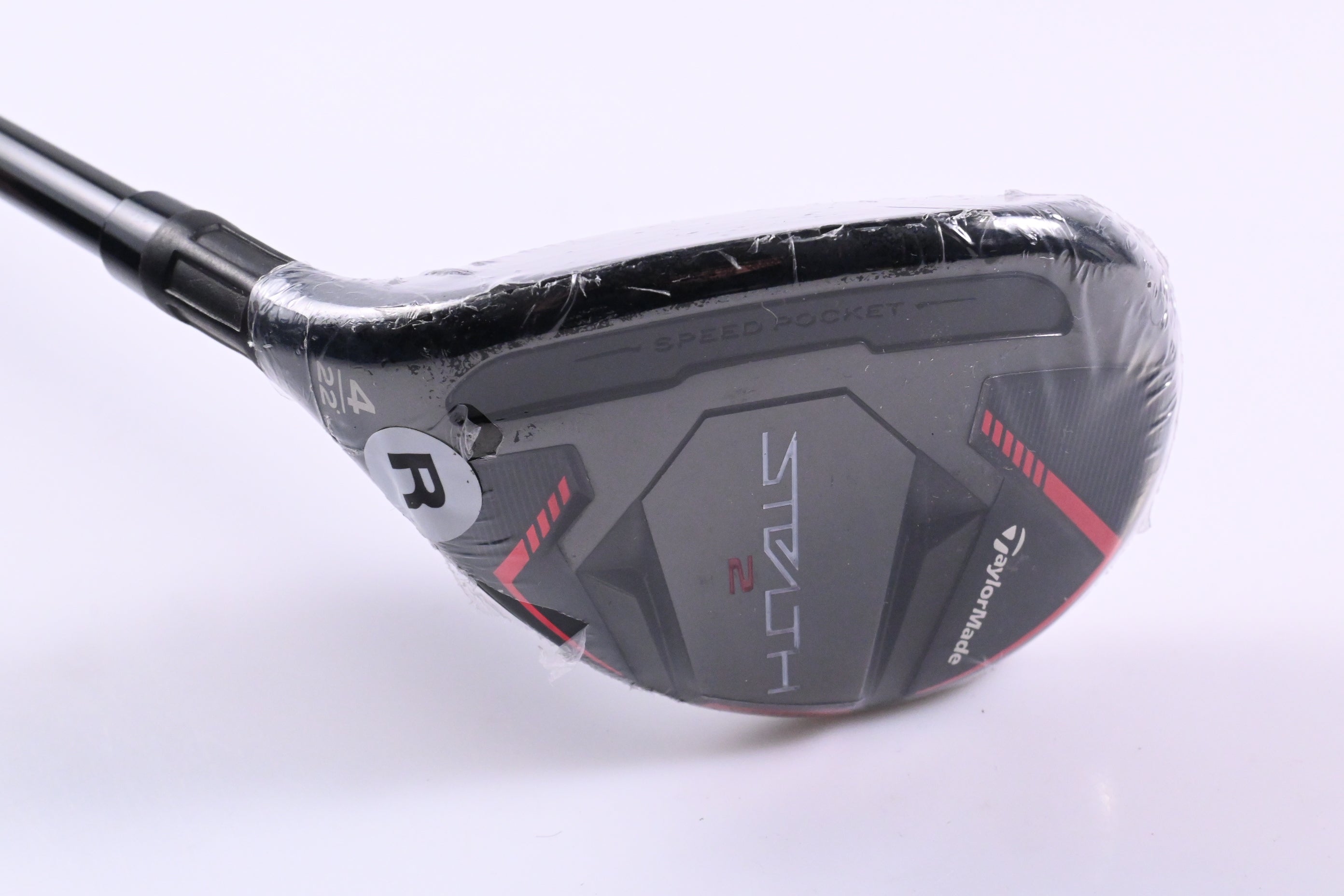 Left Hand Taylormade Stealth 2 #4 Hybrid / 22 Degree / Regular Flex Ventus TR