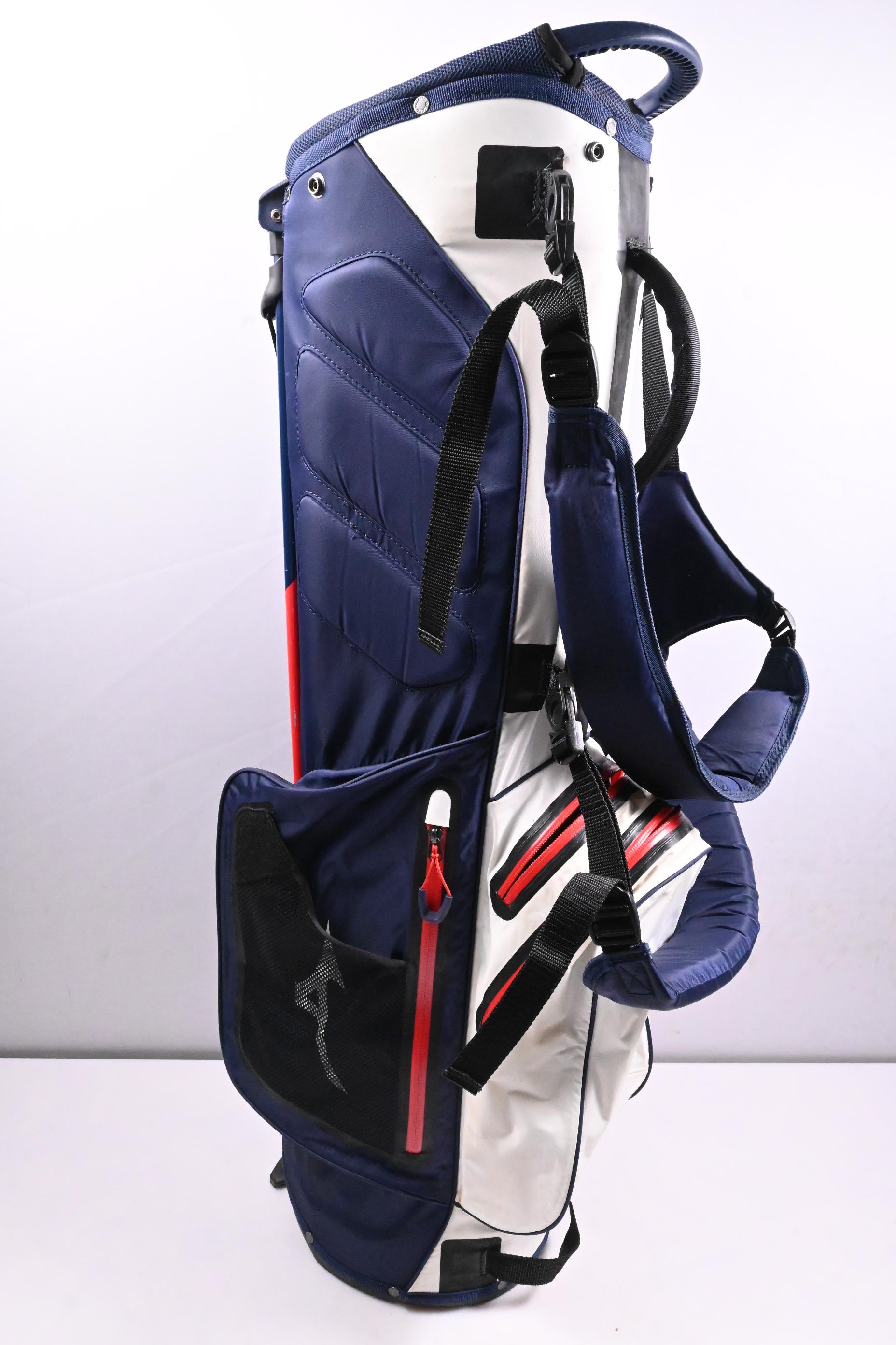 Mizuno BR-DRi Stand Bag / 4-Way Divider / Blue, White, Red