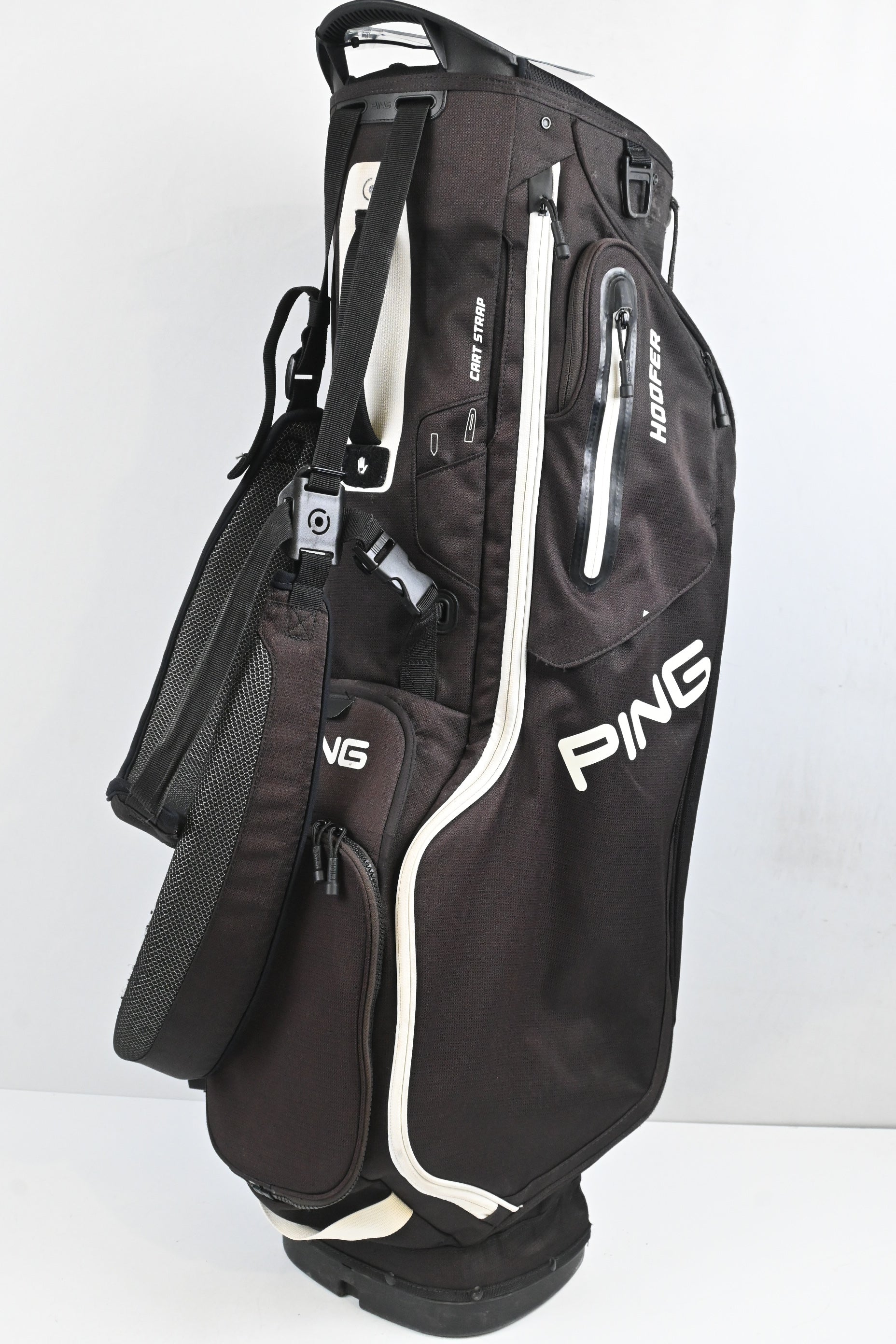 Ping Hoofer Stand Bag / 5-Way Divider / Black, White