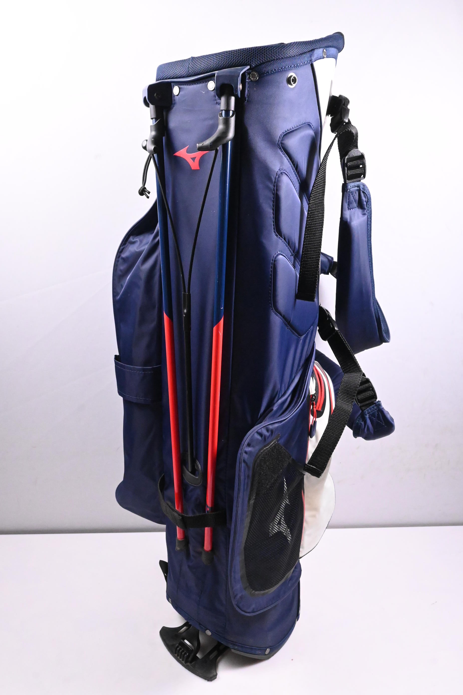 Mizuno BR-DRi Stand Bag / 4-Way Divider / Blue, White, Red