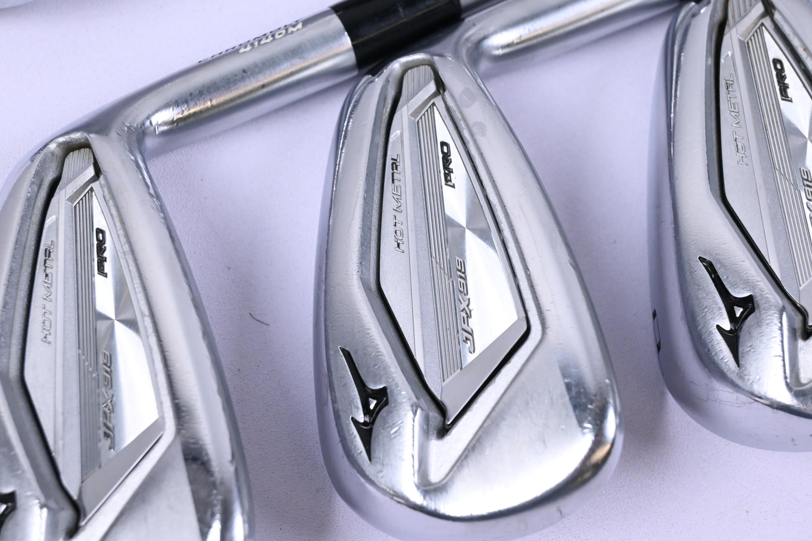 Mizuno JPX 919 Hot Metal Pro Irons / 5-PW / Stiff Flex Steel Shafts