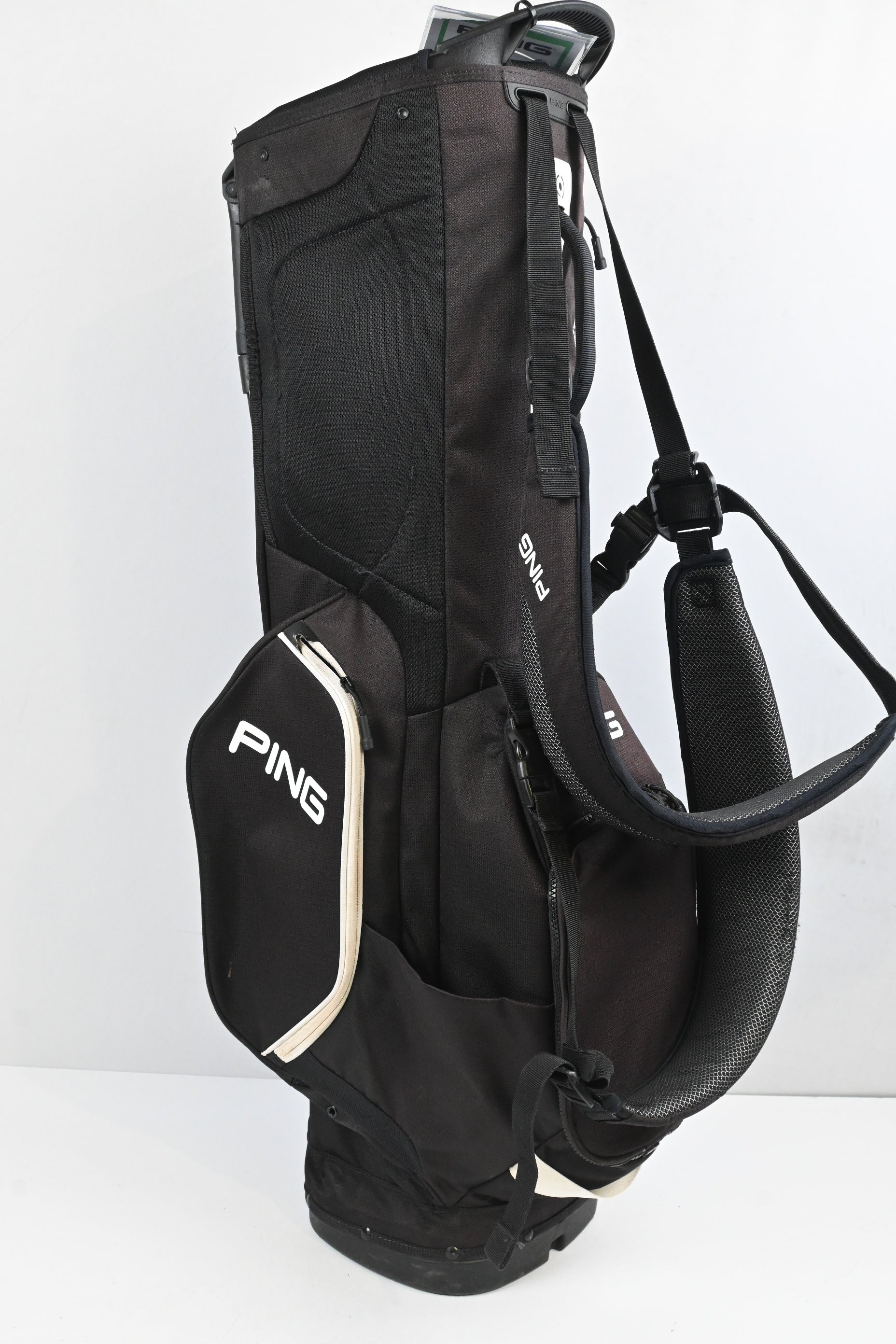 Ping Hoofer Stand Bag / 5-Way Divider / Black, White