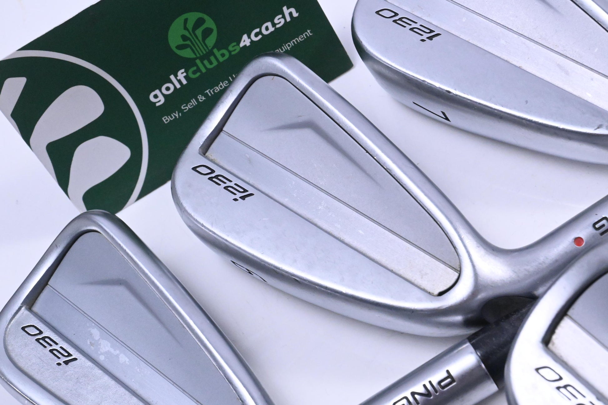 Left Hand Ping i230 Irons / 5-PW / Red Dot / Regular Flex KBS Tour 110 Shafts