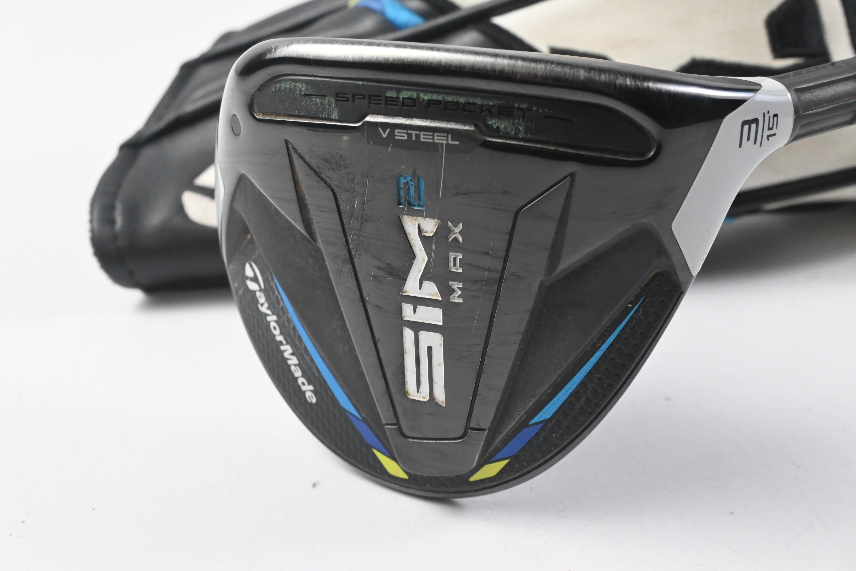 Taylormade SIM2 Max #3 Wood / 15 Degree / Stiff Flex Fujikura Ventus Blue 6 Shaft