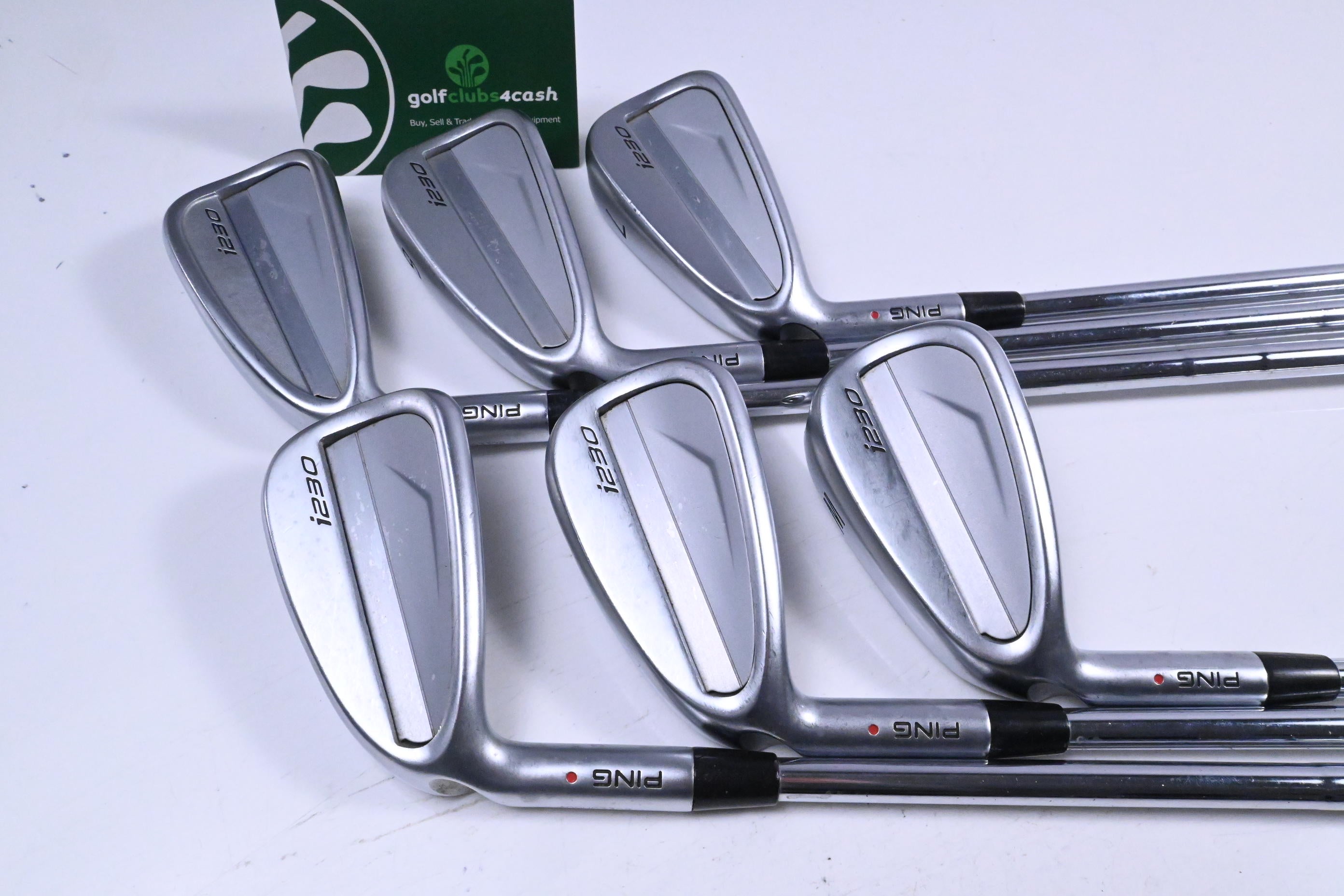 Left Hand Ping i230 Irons / 5-PW / Red Dot / Regular Flex KBS Tour 110 Shafts