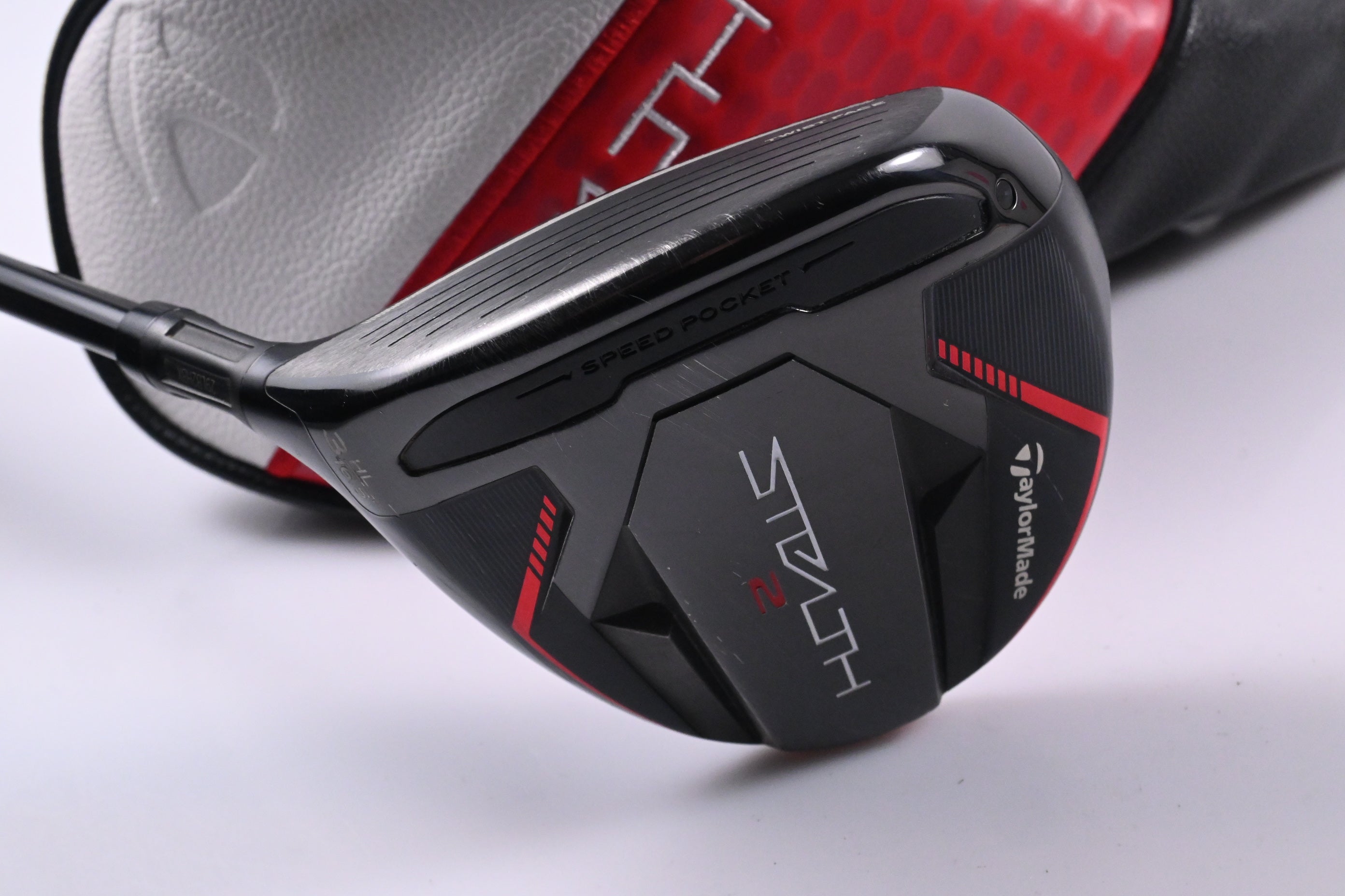 Left Hand Taylormade Stealth 2 HL #3 Wood / 16.5 Degree / Regular Flex Ventus TR