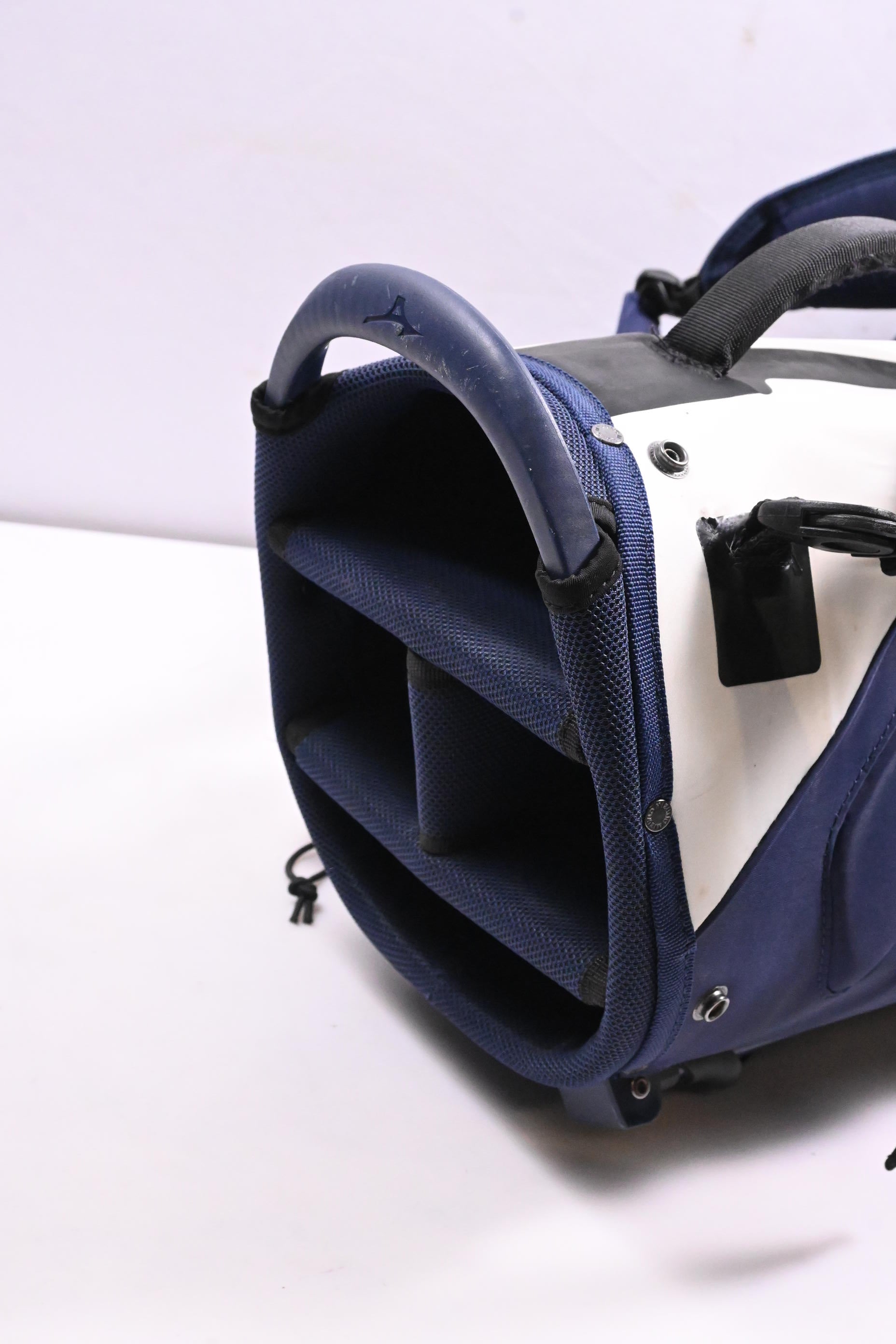 Mizuno BR-DRi Stand Bag / 4-Way Divider / Blue, White, Red