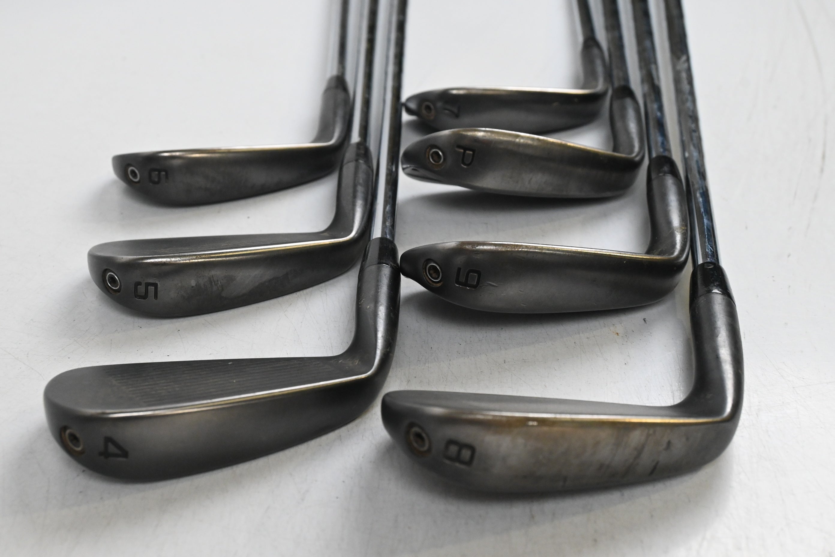 Cobra King Forged Tec 2023 Black Irons / 4-PW / Stiff Flex KBS S-Taper Lite Shafts