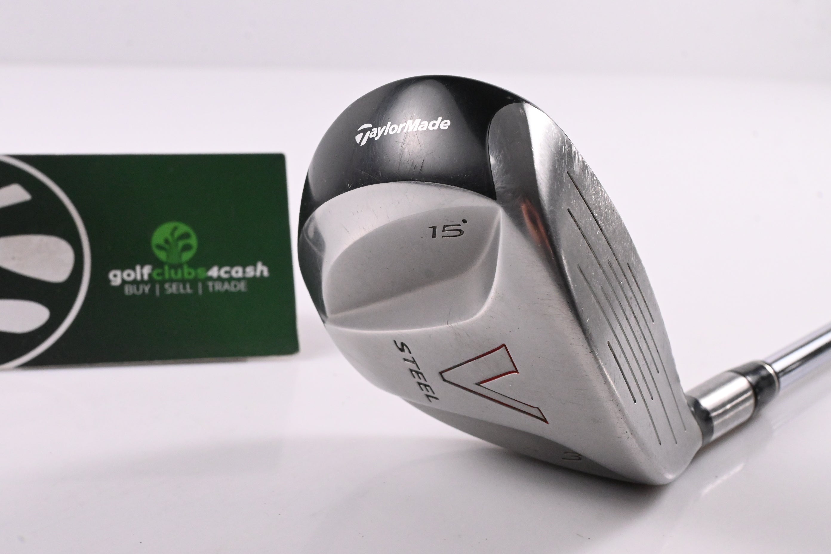 Taylormade V-Steel #3 Wood / 15 Degree / Regular Flex True Temper Dynamic Gold