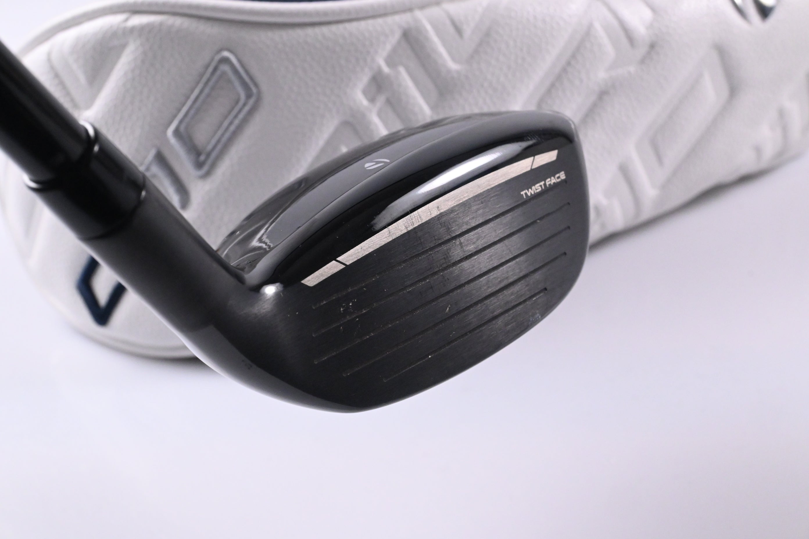 Left Hand Taylormade Qi10 #3 Hybrid / 19 Degree / Stiff Flex Ventus TR Blue 7