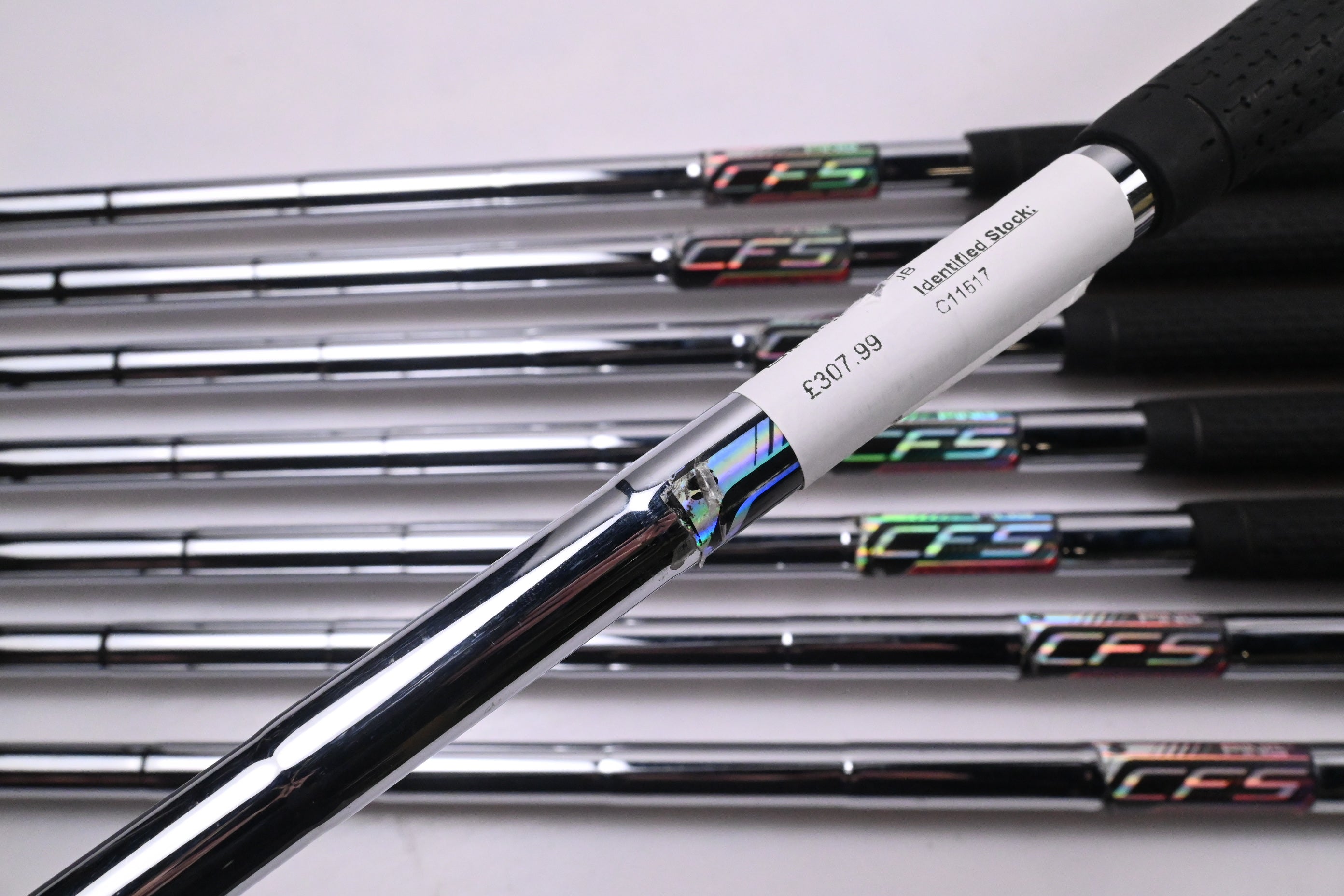 Ping i-Series E1 Irons / 4-PW+GW / Blue Dot / Stiff Flex Ping CFS Shafts