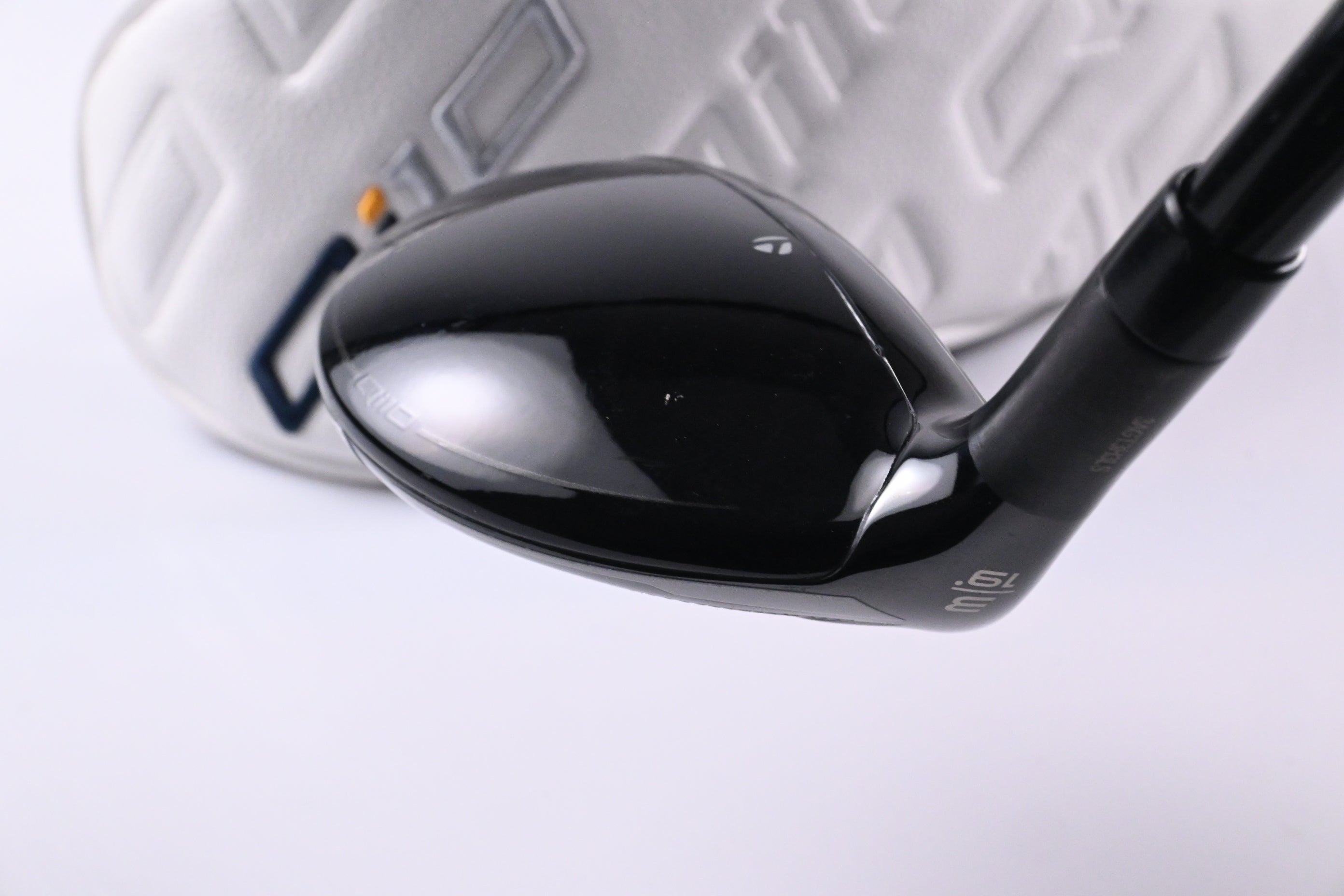 Left Hand Taylormade Qi10 #3 Hybrid / 19 Degree / Stiff Flex Ventus TR Blue 7