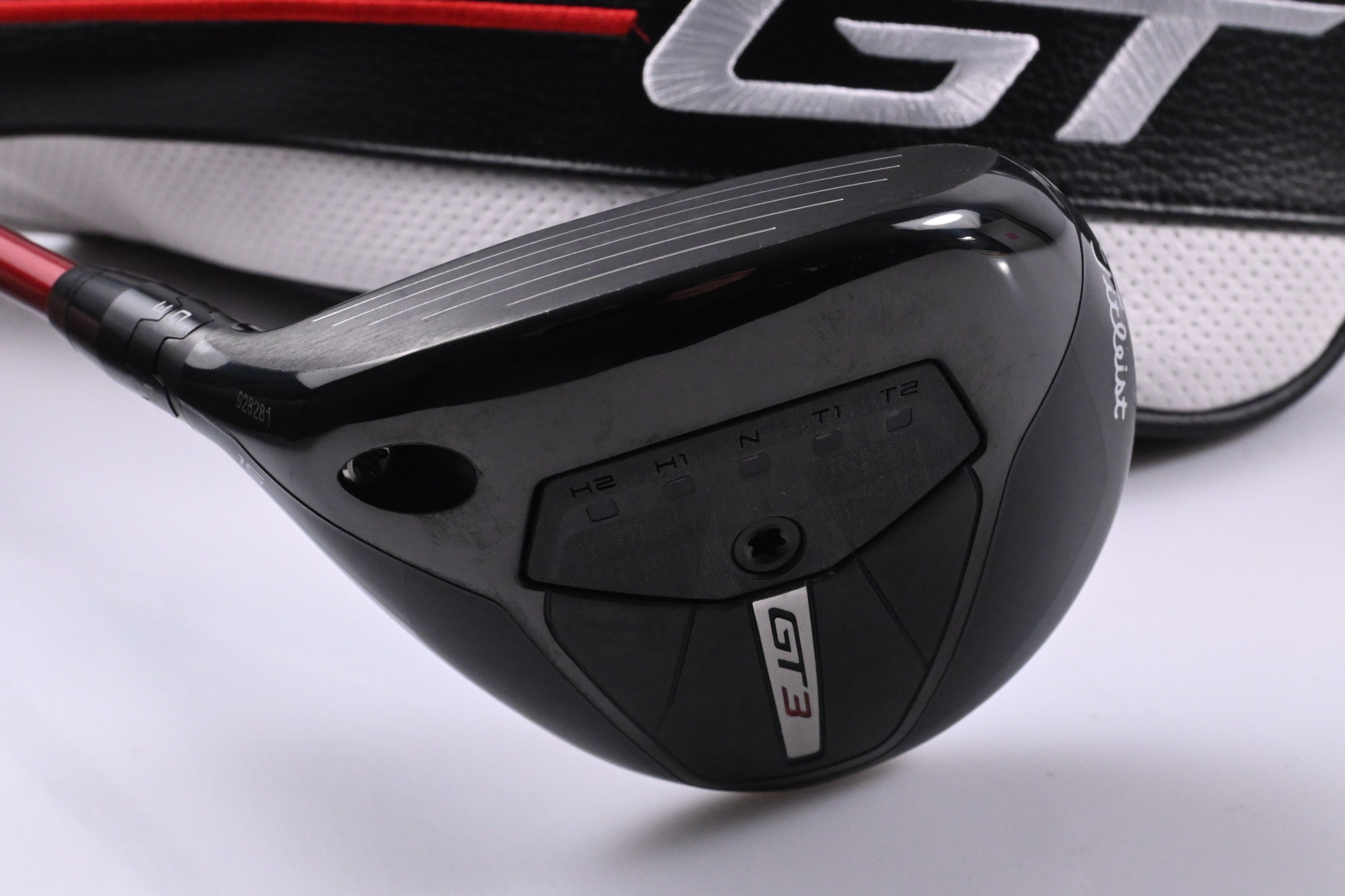 Left Hand Titleist GT3 #3 Wood / 15 Degree / Stiff Flex Denali Red 60 Shaft