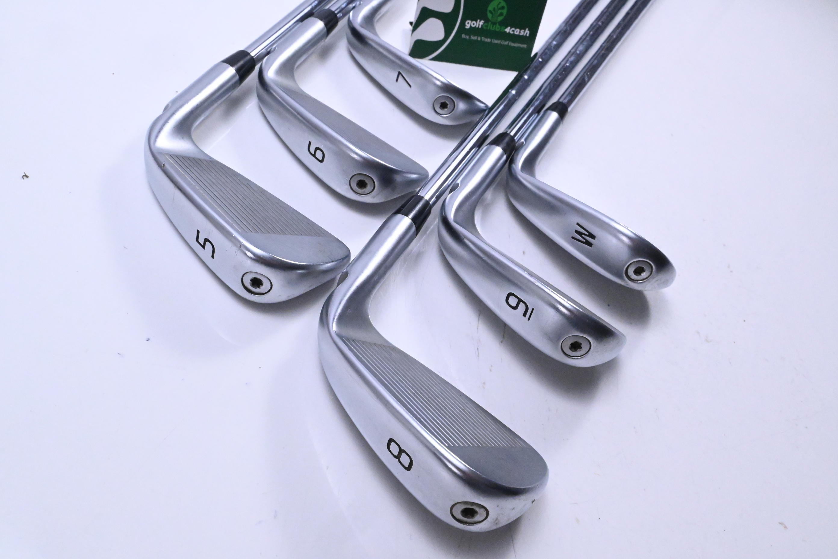 Left Hand Ping i230 Irons / 5-PW / Red Dot / Regular Flex KBS Tour 110 Shafts