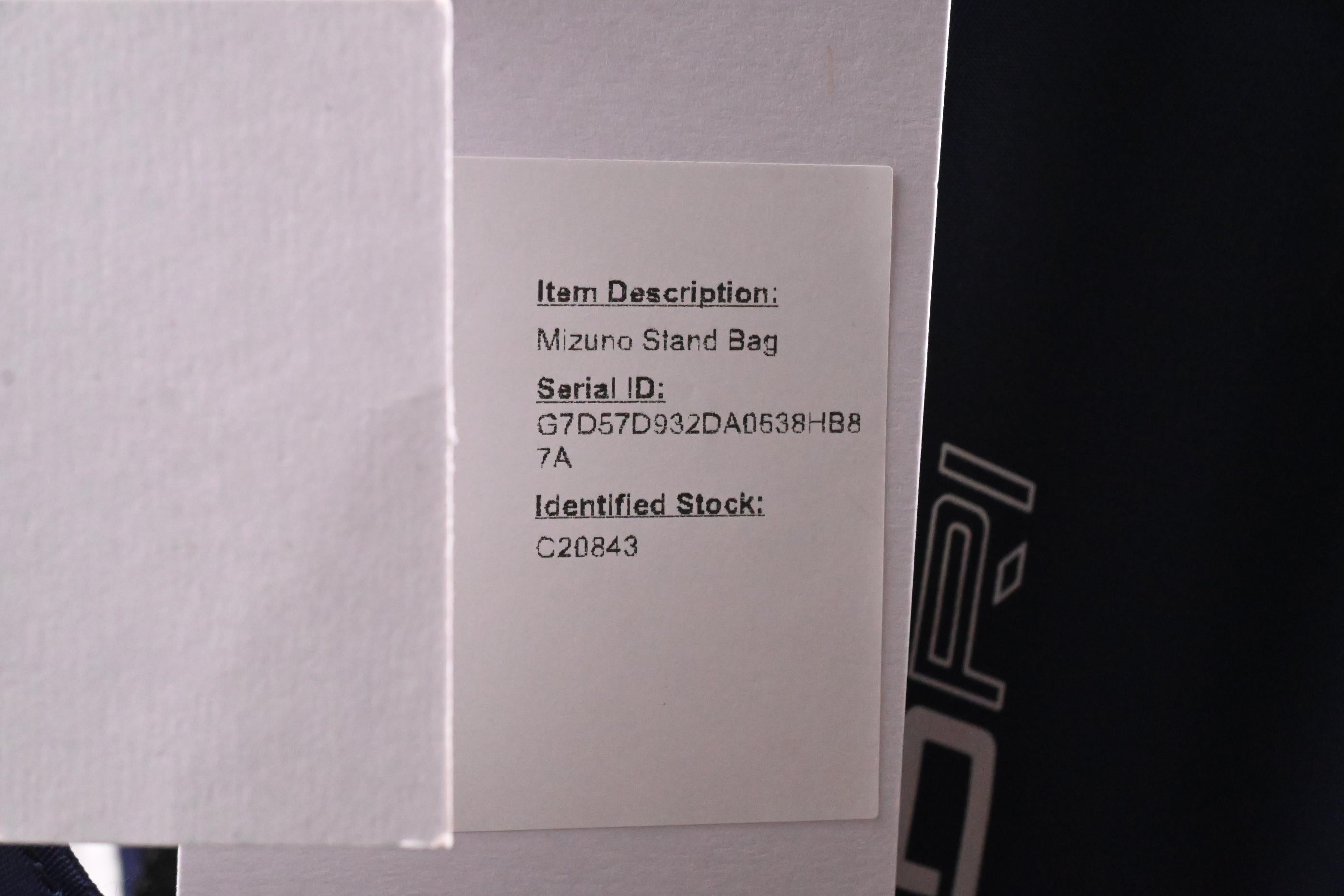 Mizuno BR-DRi Stand Bag / 4-Way Divider / Blue, White, Red