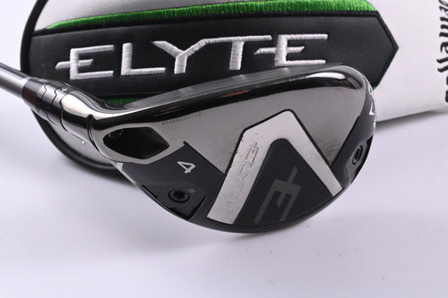 Left Hand Callaway Elyte #4 Hybrid / 22 Degree / Regular Flex Denali Charcoal 60