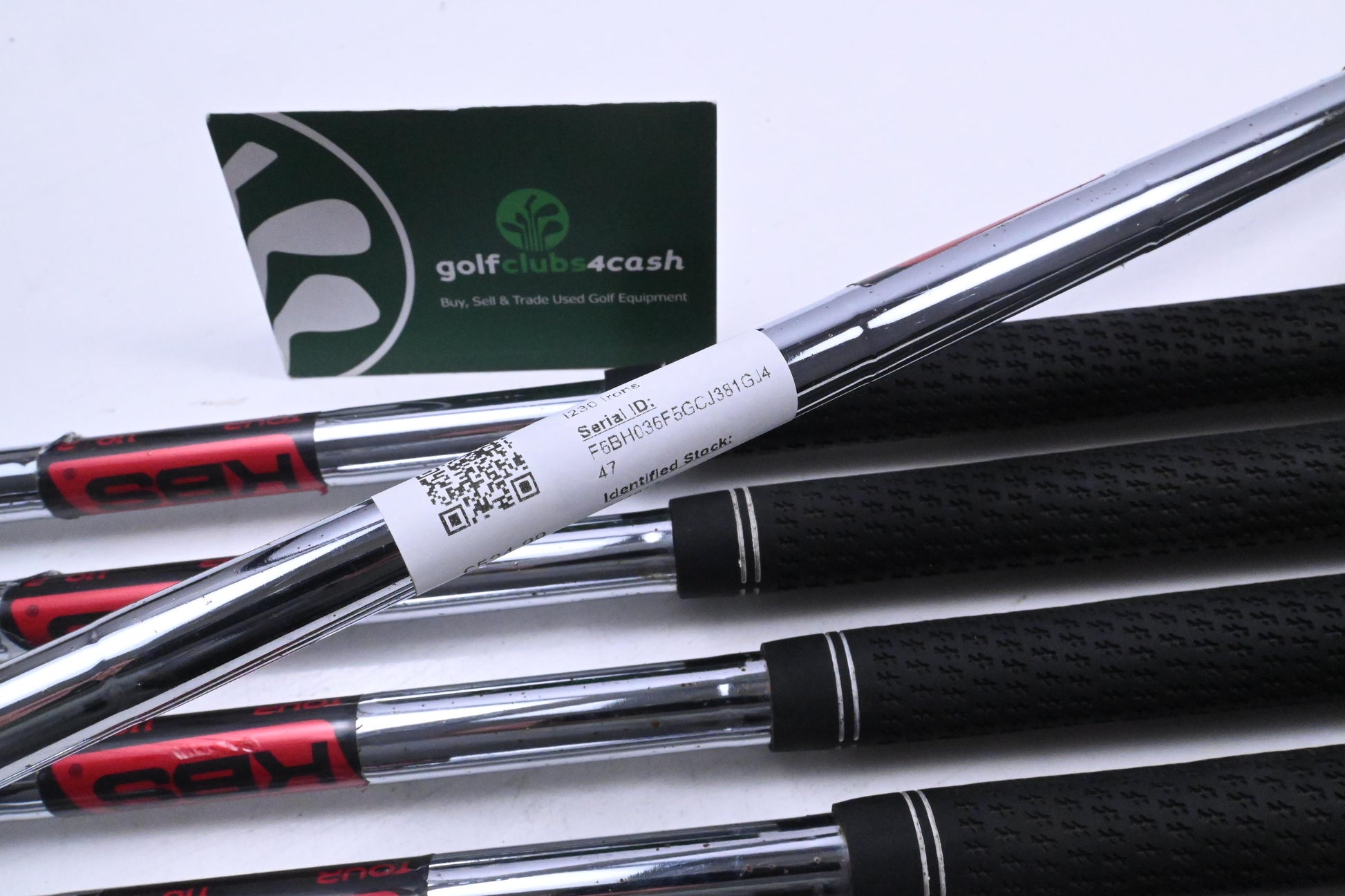 Left Hand Ping i230 Irons / 5-PW / Red Dot / Regular Flex KBS Tour 110 Shafts