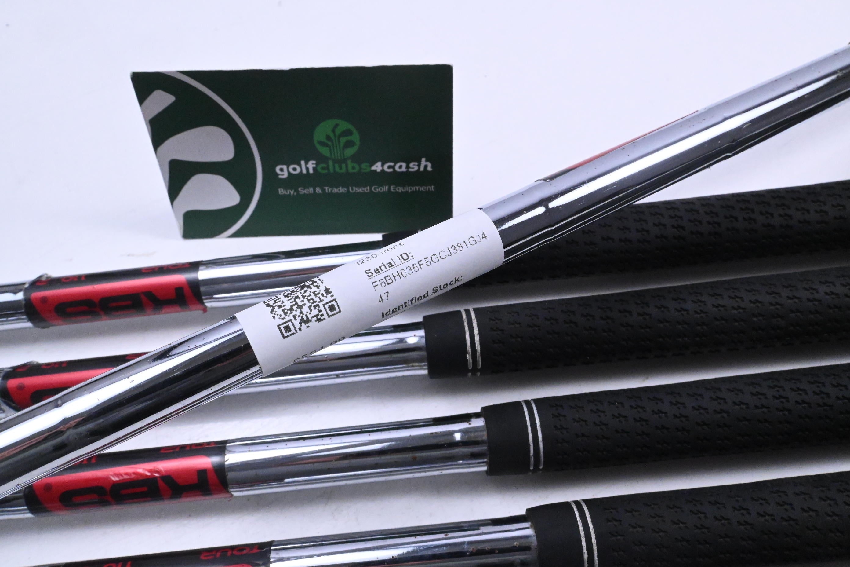 Left Hand Ping i230 Irons / 5-PW / Red Dot / Regular Flex KBS Tour 110 Shafts