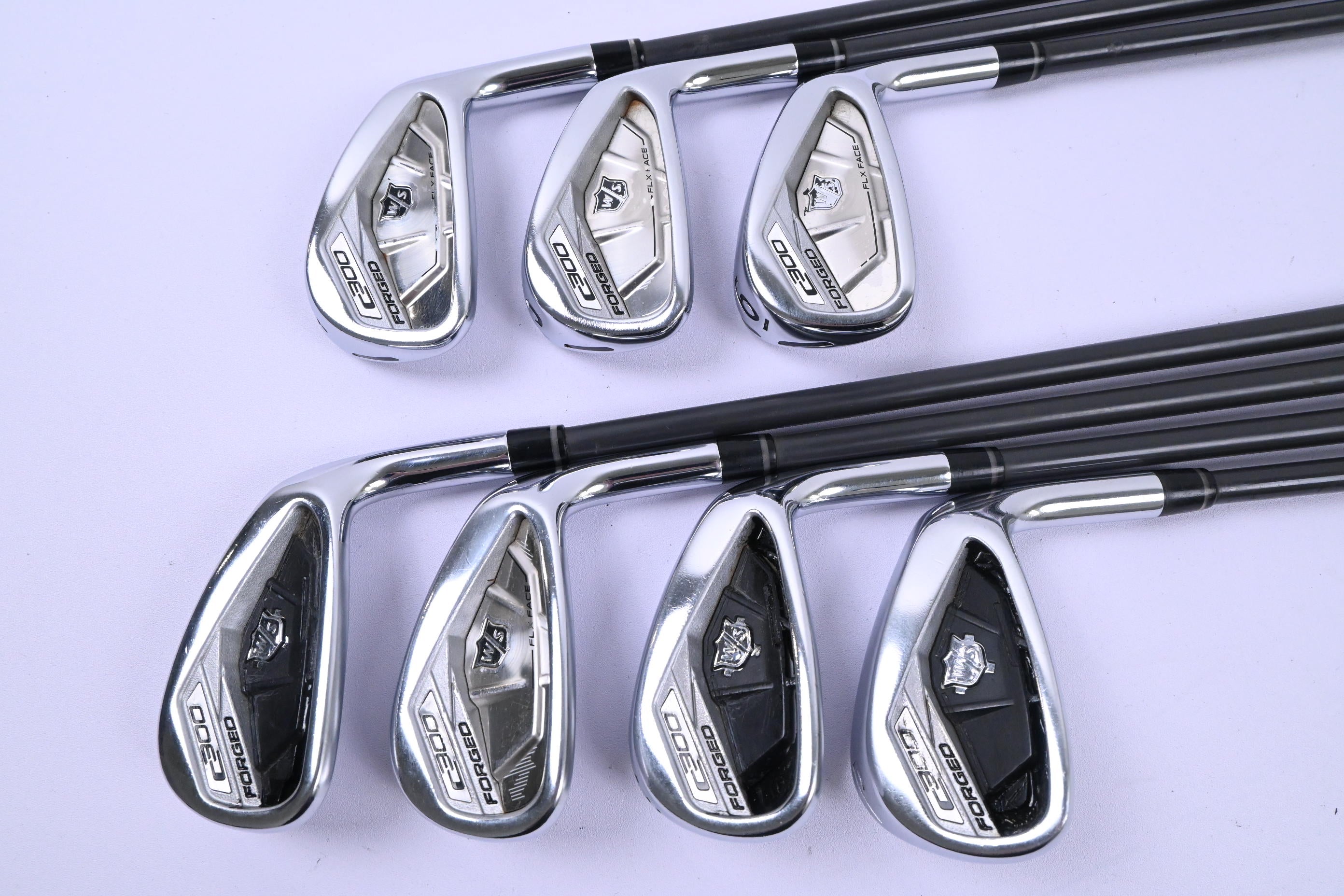Wilson C300 Forged Irons / 4-PW / Stiff Flex Fujikura Pro 85 Shafts
