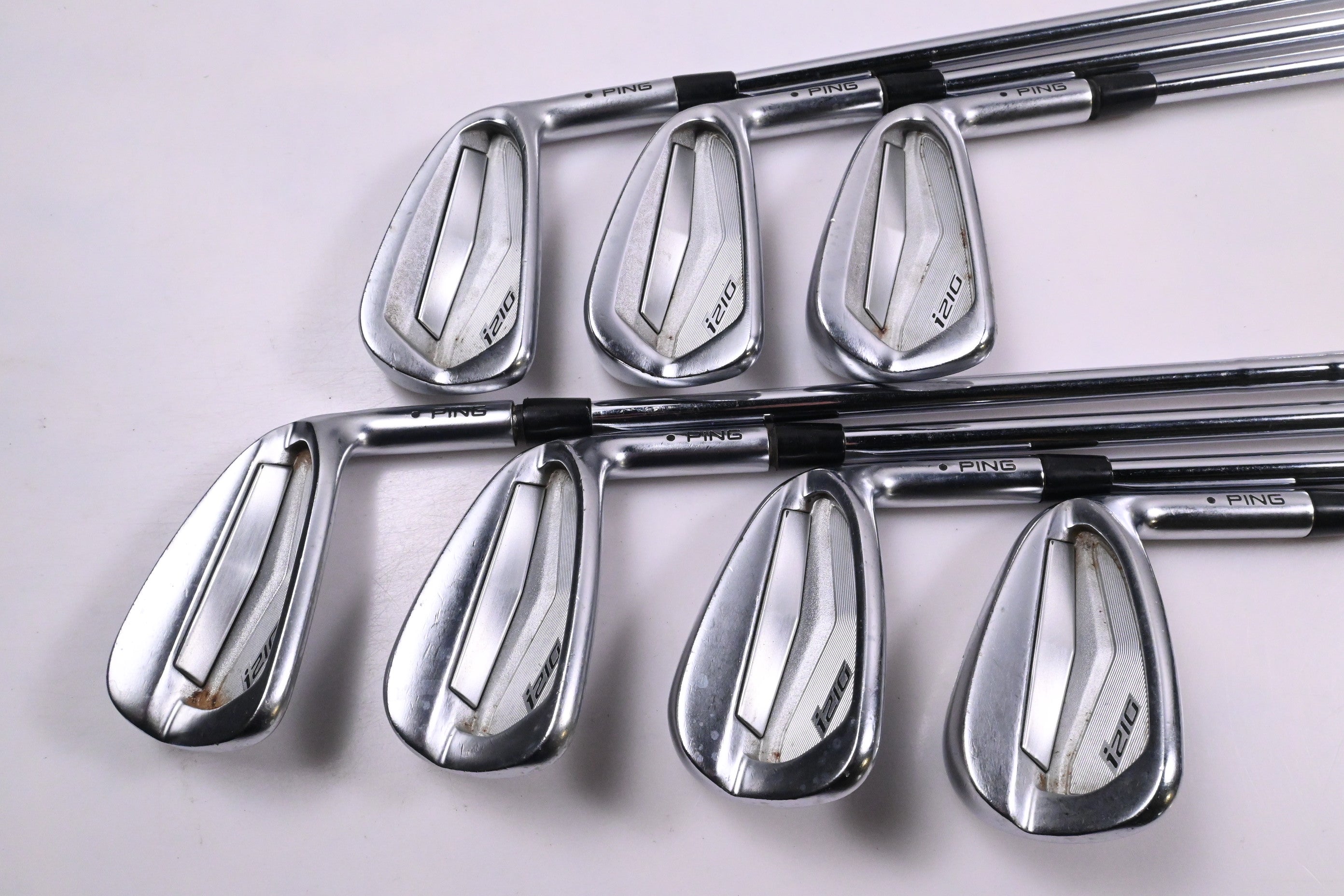 Ping i210 Irons / 4-PW / Black Dot / Stiff Flex N.S.Pro Modus³ Tour 105 Shafts