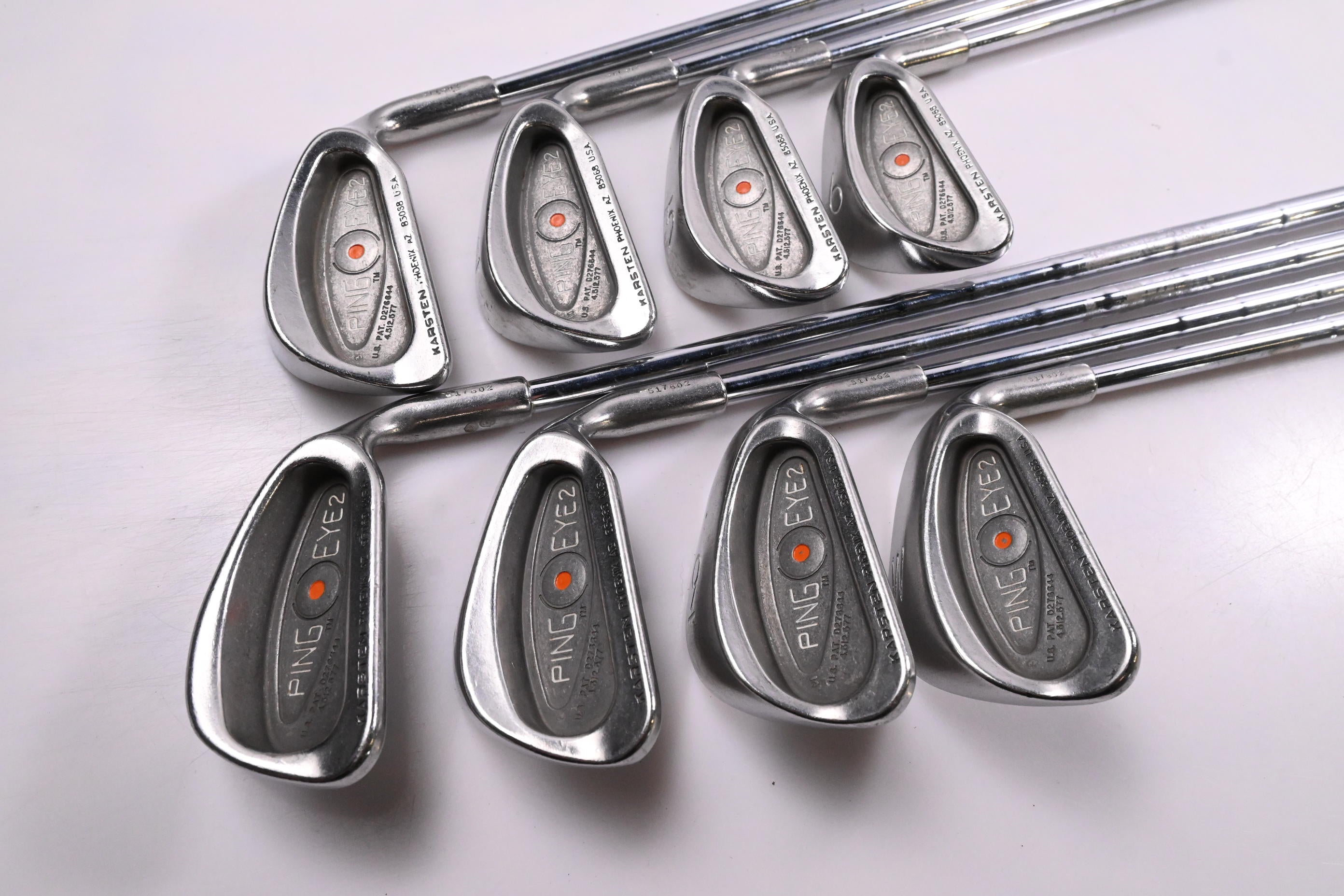 Ping Eye 2 Irons / 3-PW / Orange Dot / Stiff Flex Ping Shafts