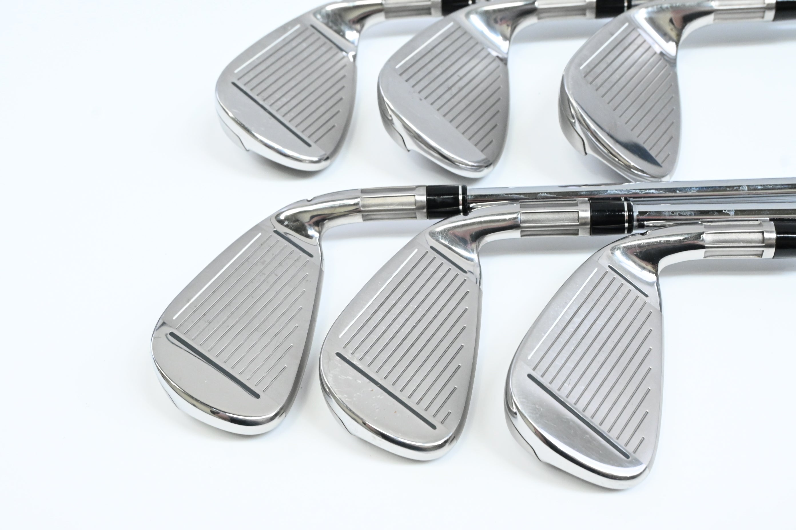 Left Hand Taylormade M4 Irons / 5-PW / Regular Flex KBS Max 85 Shafts
