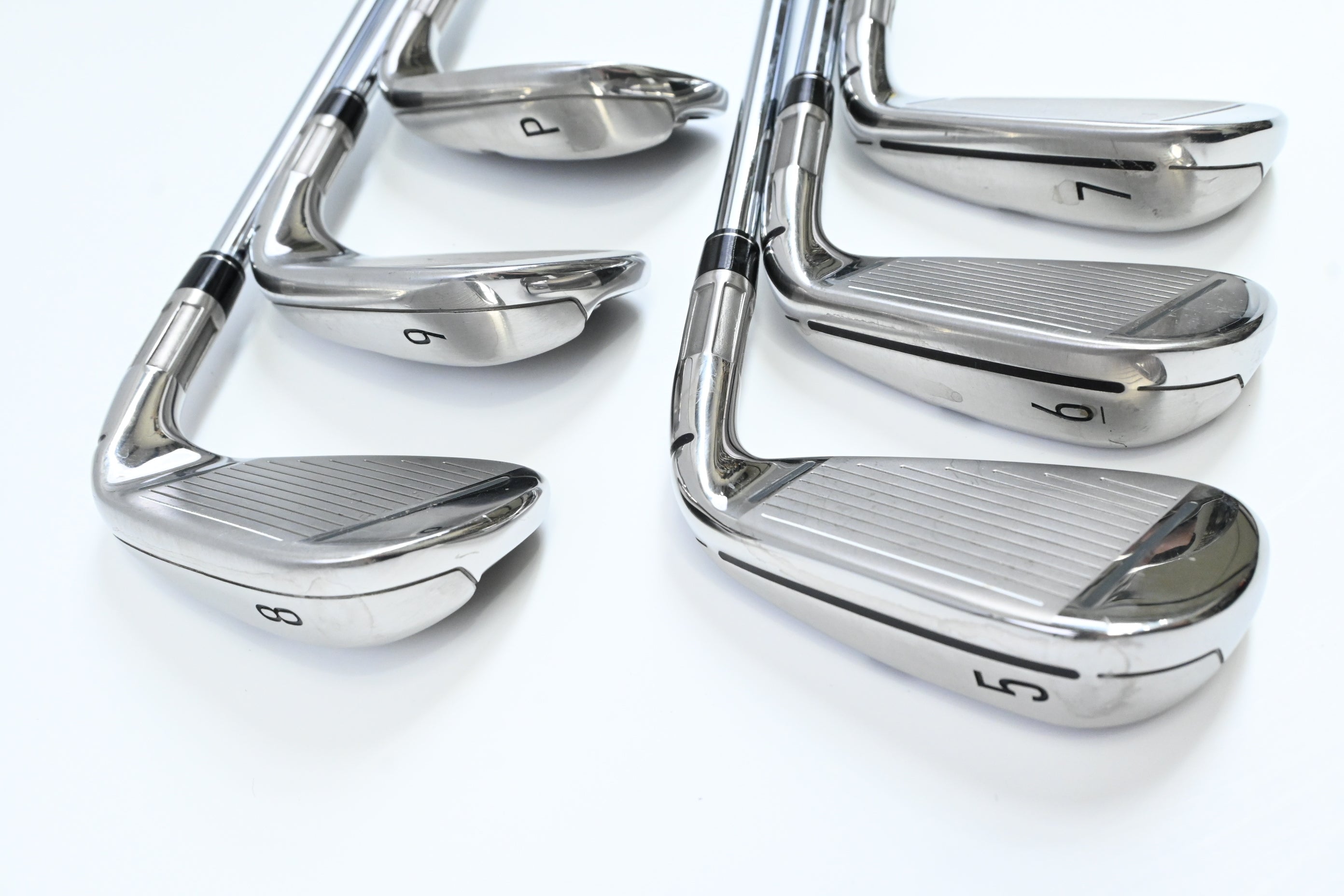 Left Hand Taylormade M4 Irons / 5-PW / Regular Flex KBS Max 85 Shafts