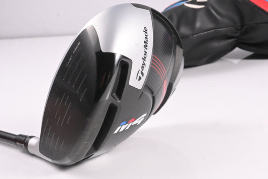 Left Hand Taylormade M4 Driver / 10.5 Degree / Regular Flex Fujikura Atmos Red 5