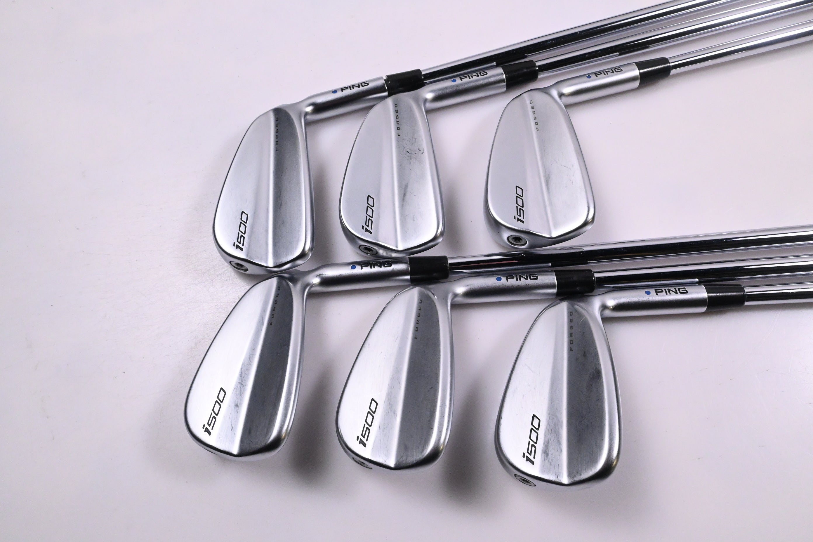 Ping i500 Irons / 5-PW / Blue Dot / Stiff Flex Dynamic Gold 105 S300 Shafts