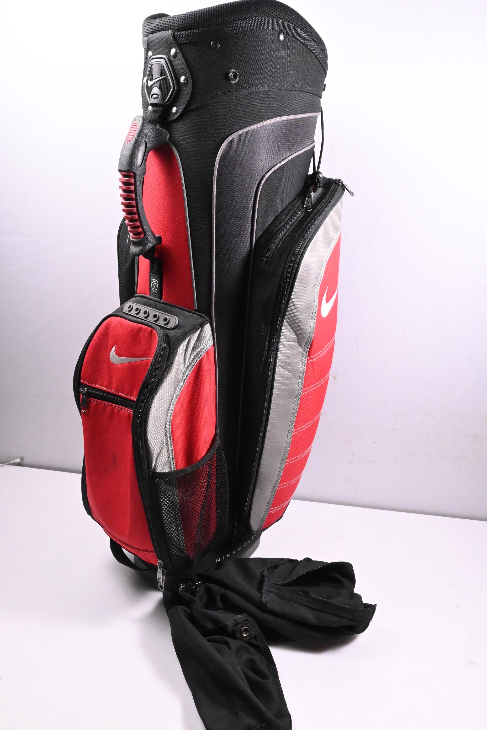 Nike Cart Bag / 14-Way Divider / Black, Red, Grey
