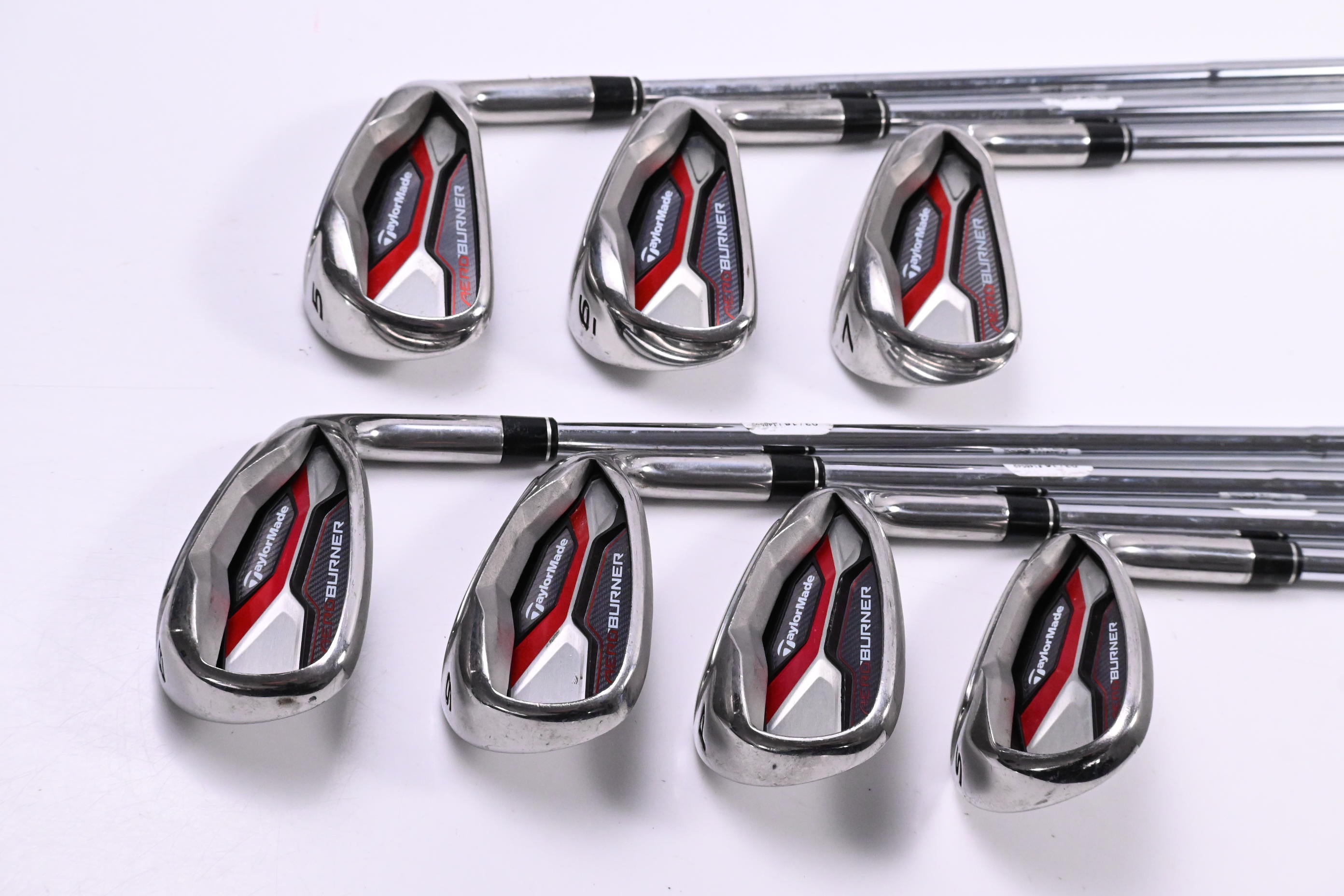 Taylormade Aeroburner Irons / 5-PW+SW / Regular Flex Aero Burner Shafts