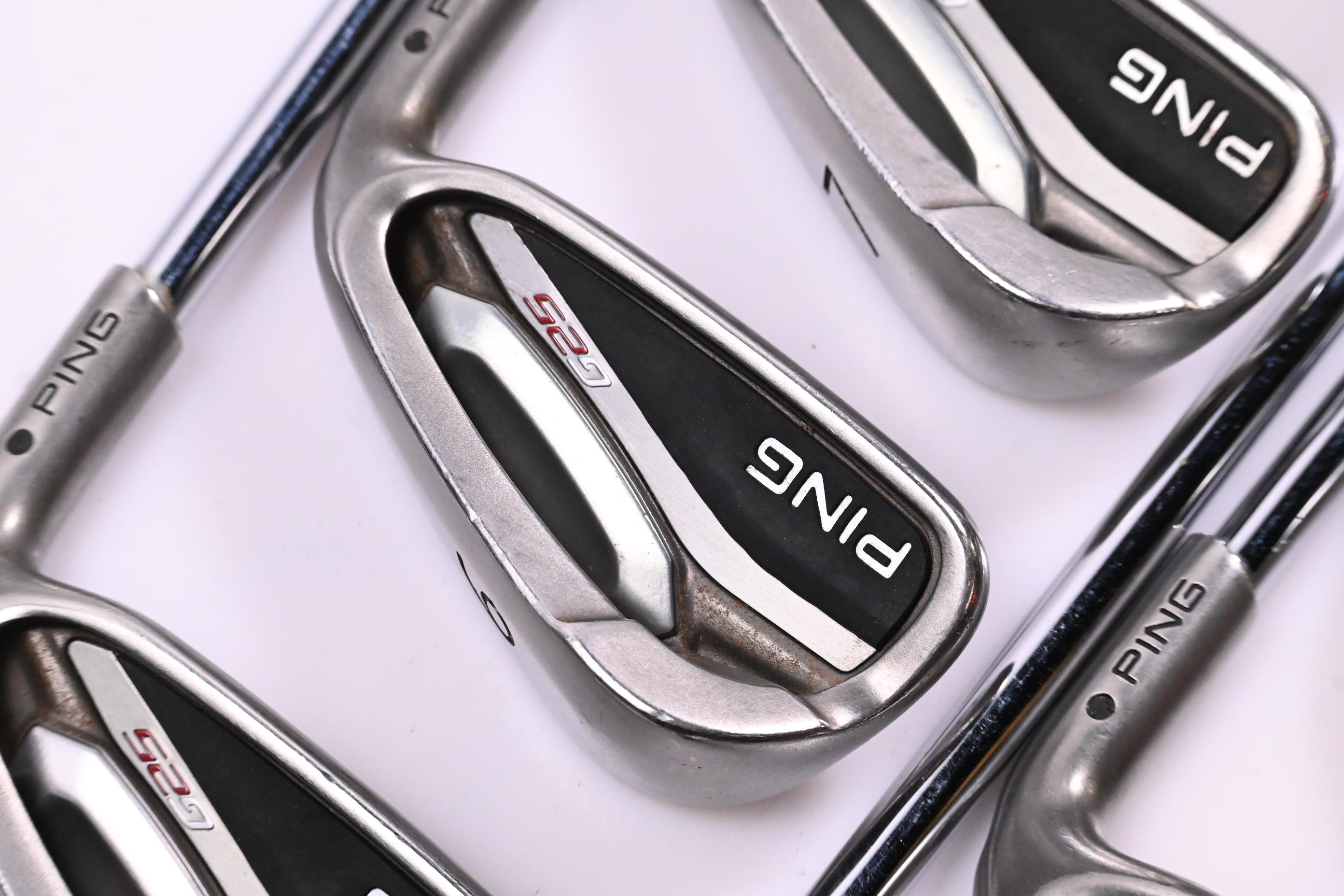 Ping G25 Irons / 5-PW+GW+SW / Black Dot / Regular Flex Ping CFS Shafts