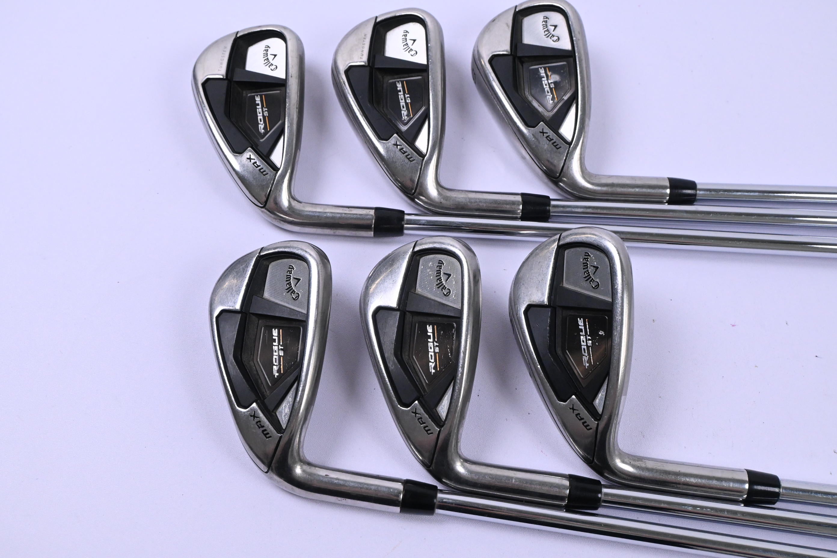 Left Hand Callaway Rogue ST Max Irons / 6-PW+GW / Regular Flex Elevate MPH 85