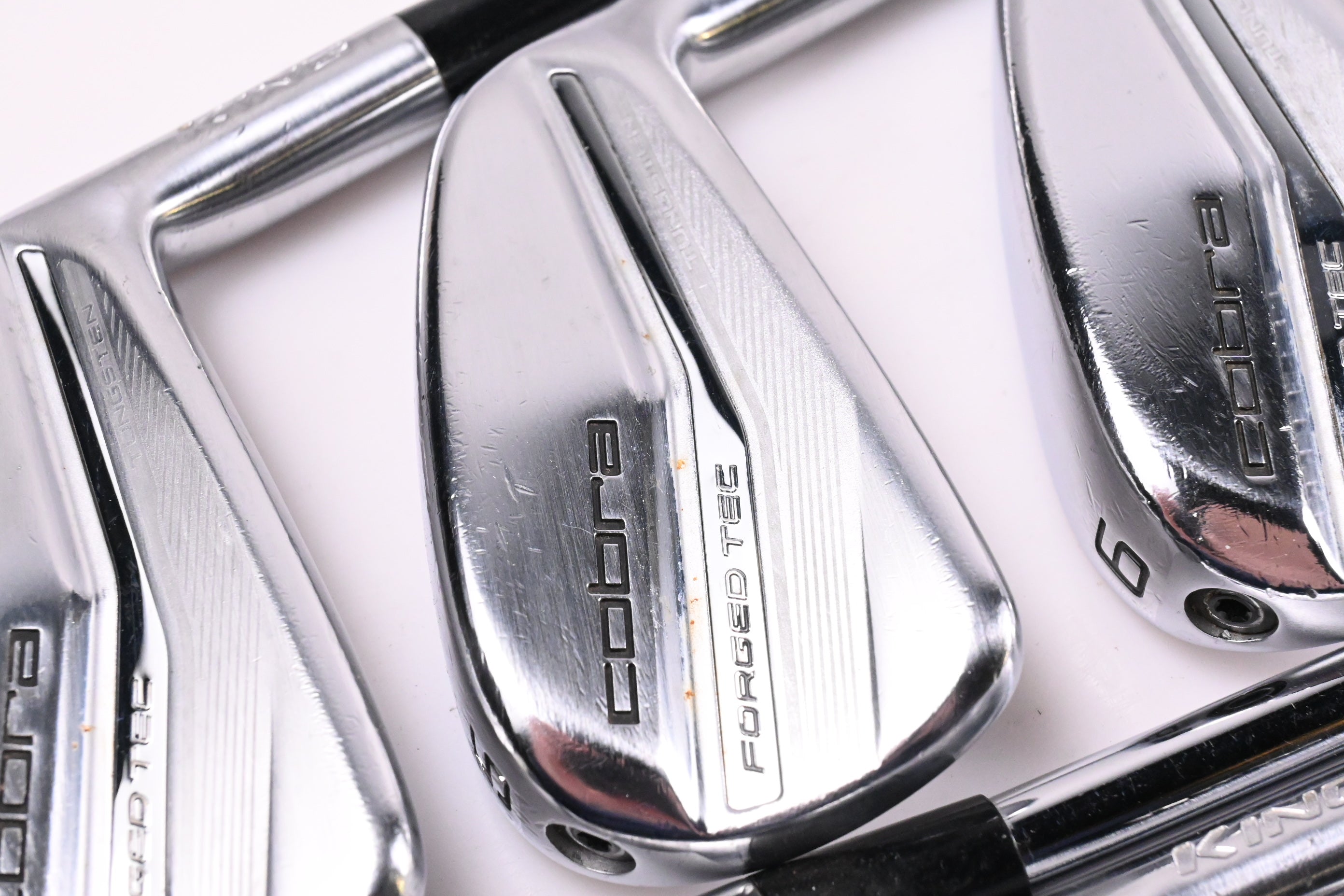 Cobra Forged Tec 2022 Irons / 4-PW / Stiff Flex KBS $-Taper Lite Shafts